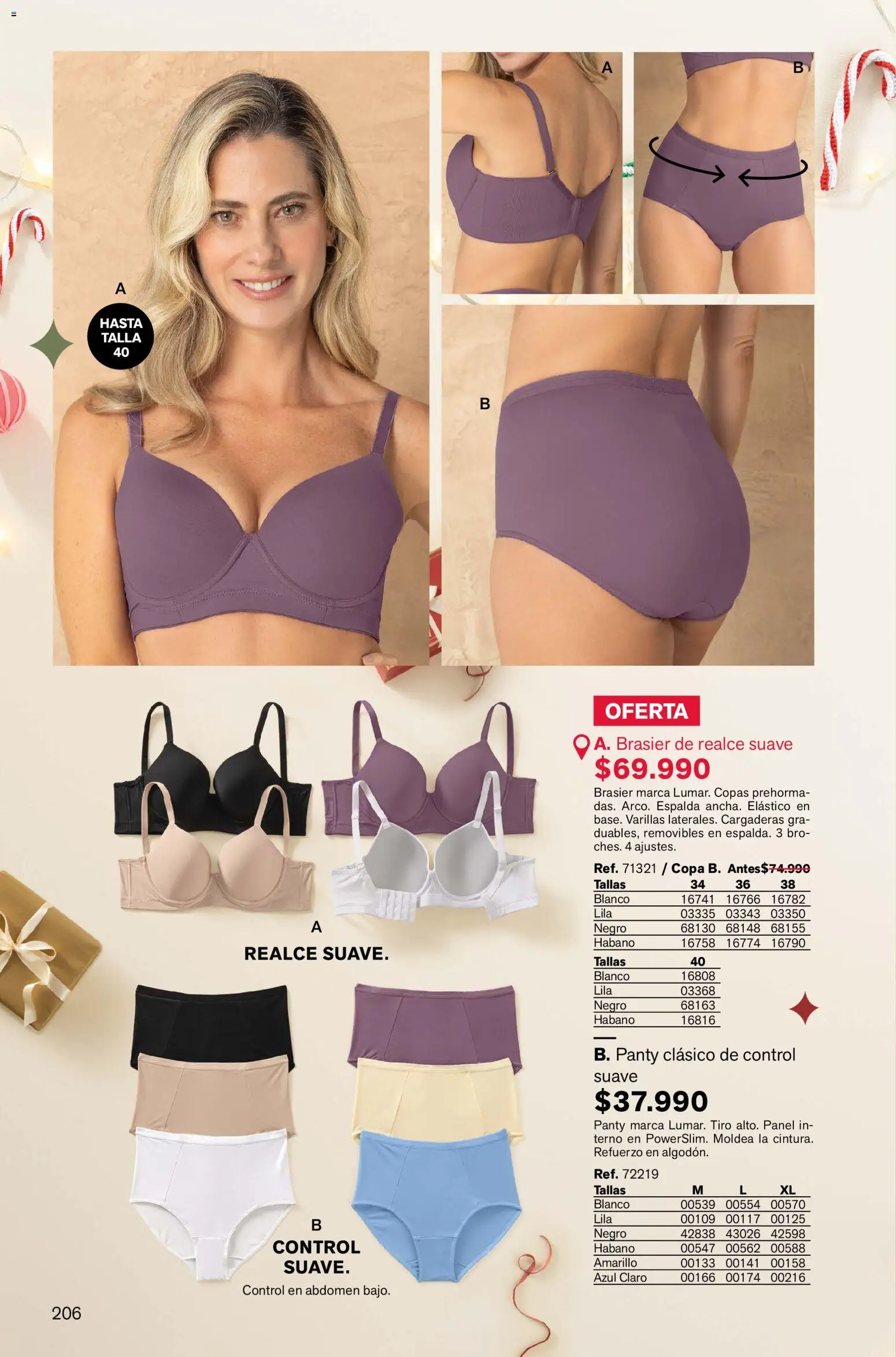 Leonisa revista - valida desde el 13.11.2025 | Página: 206 | Productos: Brasier