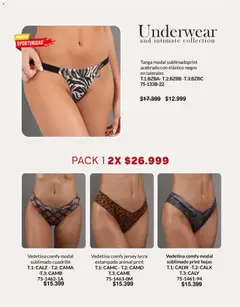 Vista previa Vitnik - Underwear & Complements válido desde el 01.04.2026 | Página: 36 | Productos: Cama