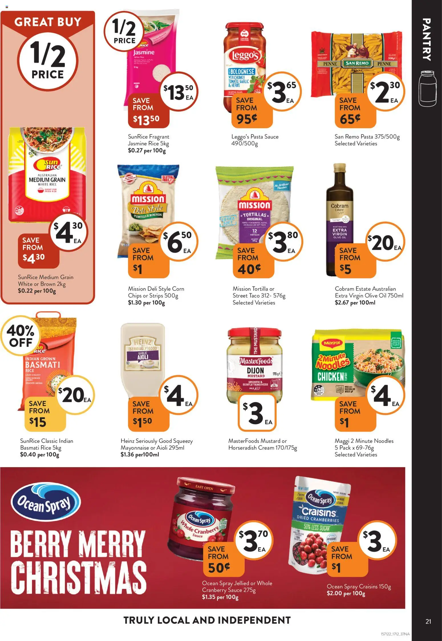 Foodworks catalogue - valid from 17.12.2025 | Page: 21 | Products: Noodles, Mayonnaise, Sauce, Tortillas