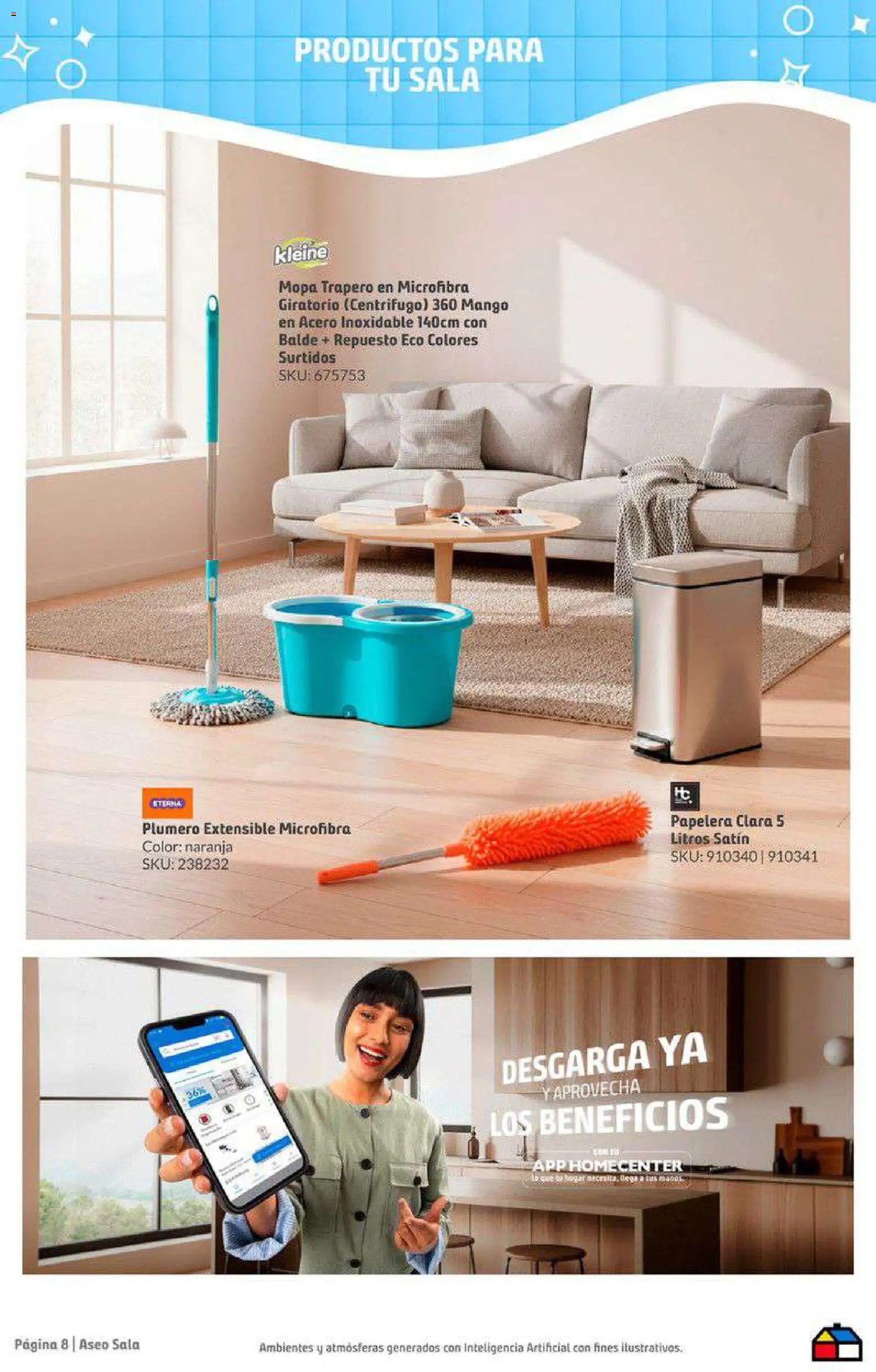 Homecenter revista - valida desde el 24.02.2026 | Página: 8 | Productos: Mango, Trapero