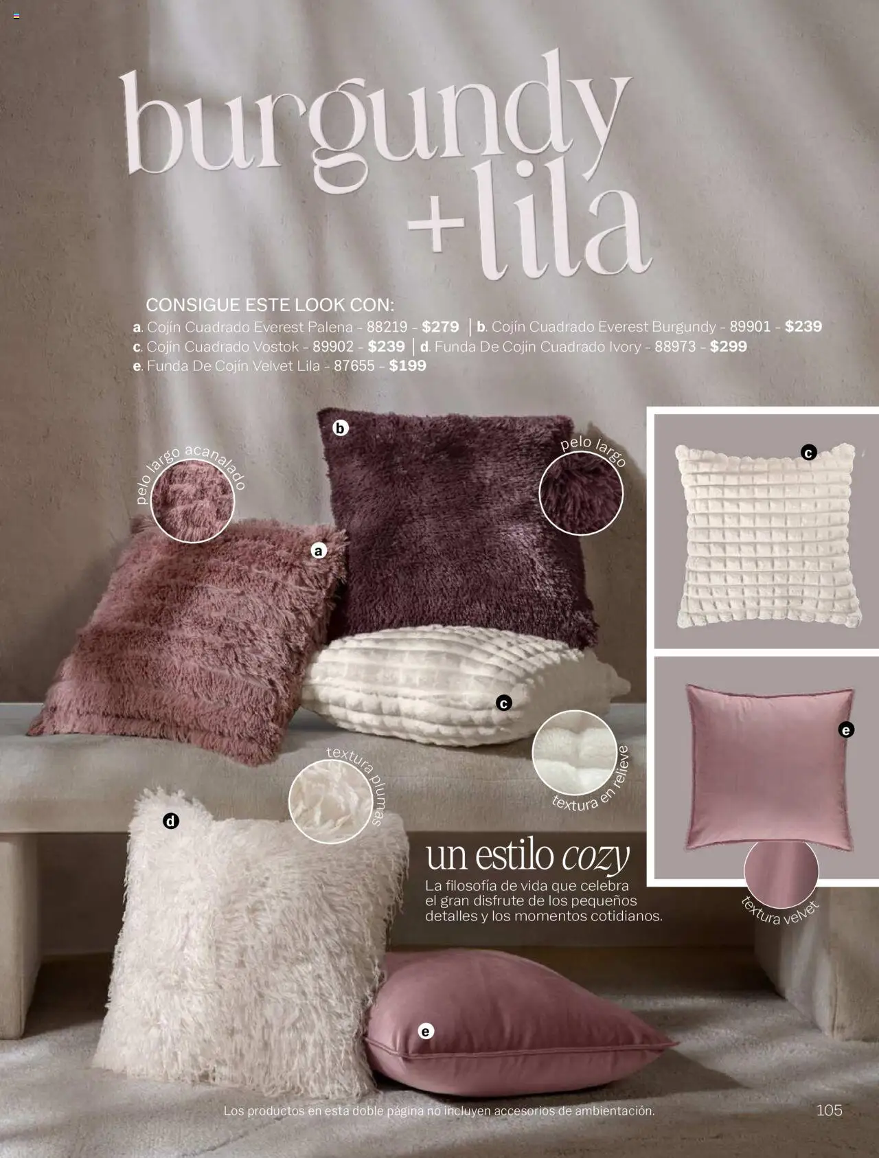 Nuevas ofertas de Vianney válidas en toda la República Mexicana desde el 15.08.2025. ¡Encuentra las mejores ofertas en Vianney - Catálogo Invierno! | Página: 107 | Productos: Funda