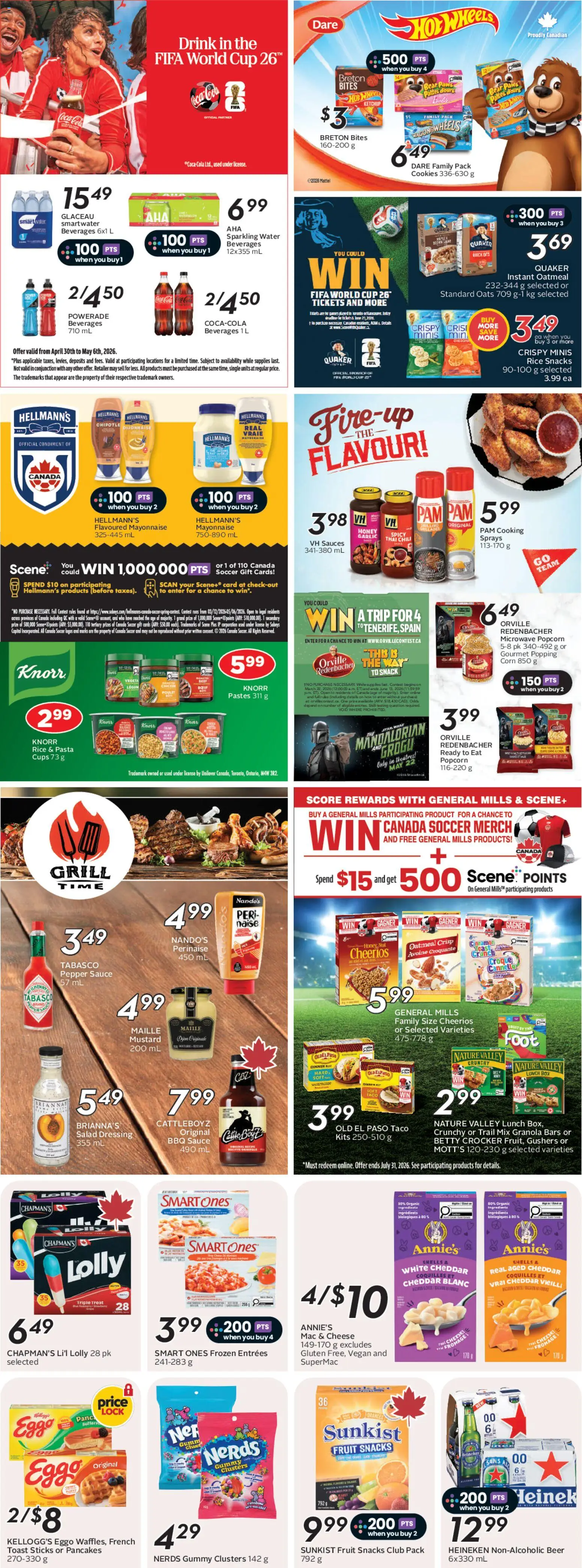 Safeway flyer valid from 30.04.2026 | Page: 22 | Products: Grill, Cheese, Wine, Chicken