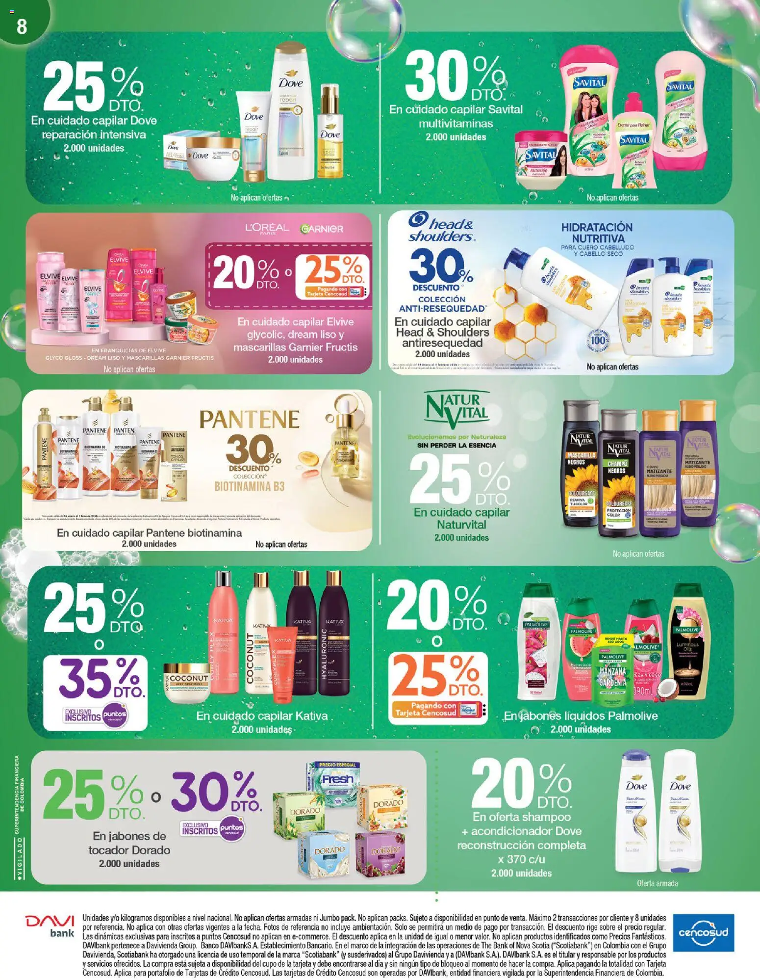 Jumbo revista - valida desde el 15.01.2026 | Página: 8 | Productos: Shampoo, Sobre, Coco, Champú