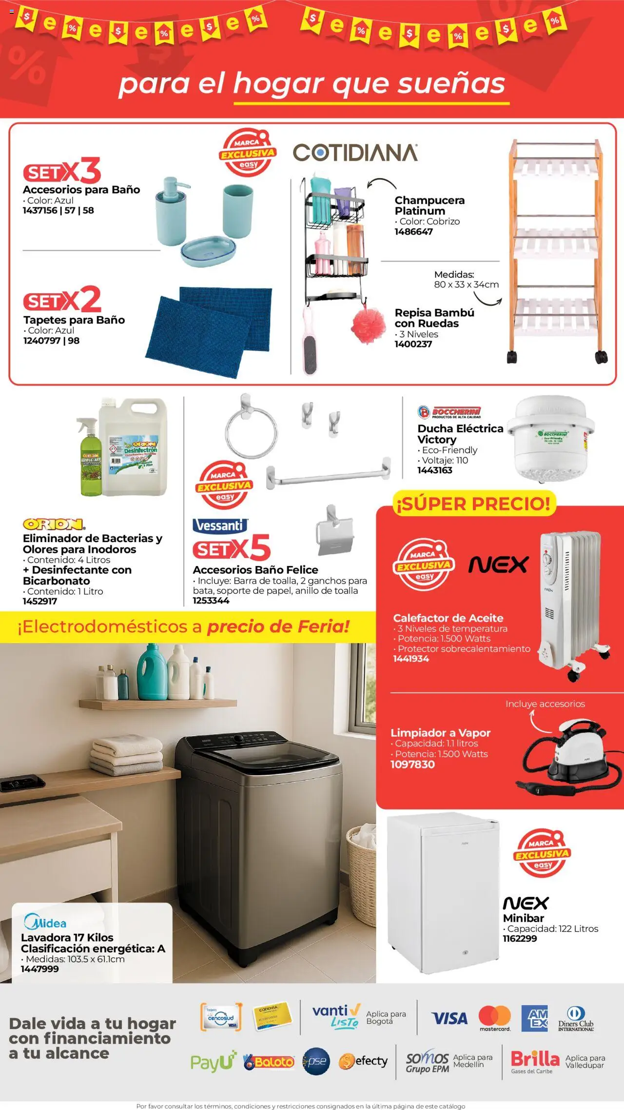 Easy revista - valida desde el 04.08.2025 | Página: 4 | Productos: Limpiador, Calefactor, Desinfectante, Aceite