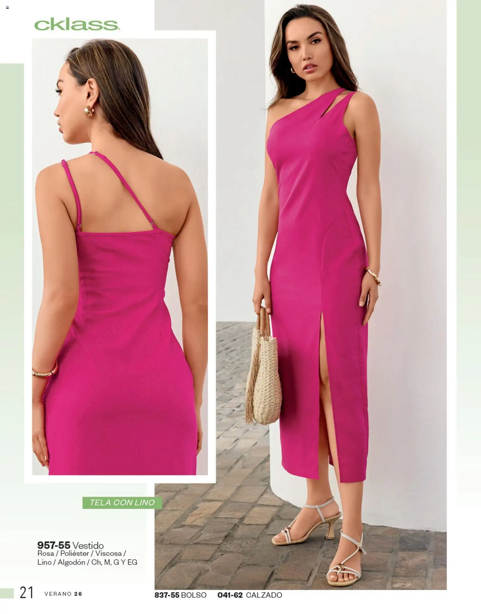 Nuevas ofertas de Cklass válidas en toda la República Mexicana desde el 05.03.2026. ¡Encuentra las mejores ofertas en Cklass catálogo Complemento Verano Ropa! | Página: 22 | Productos: Bolso, Algodón, Vestido