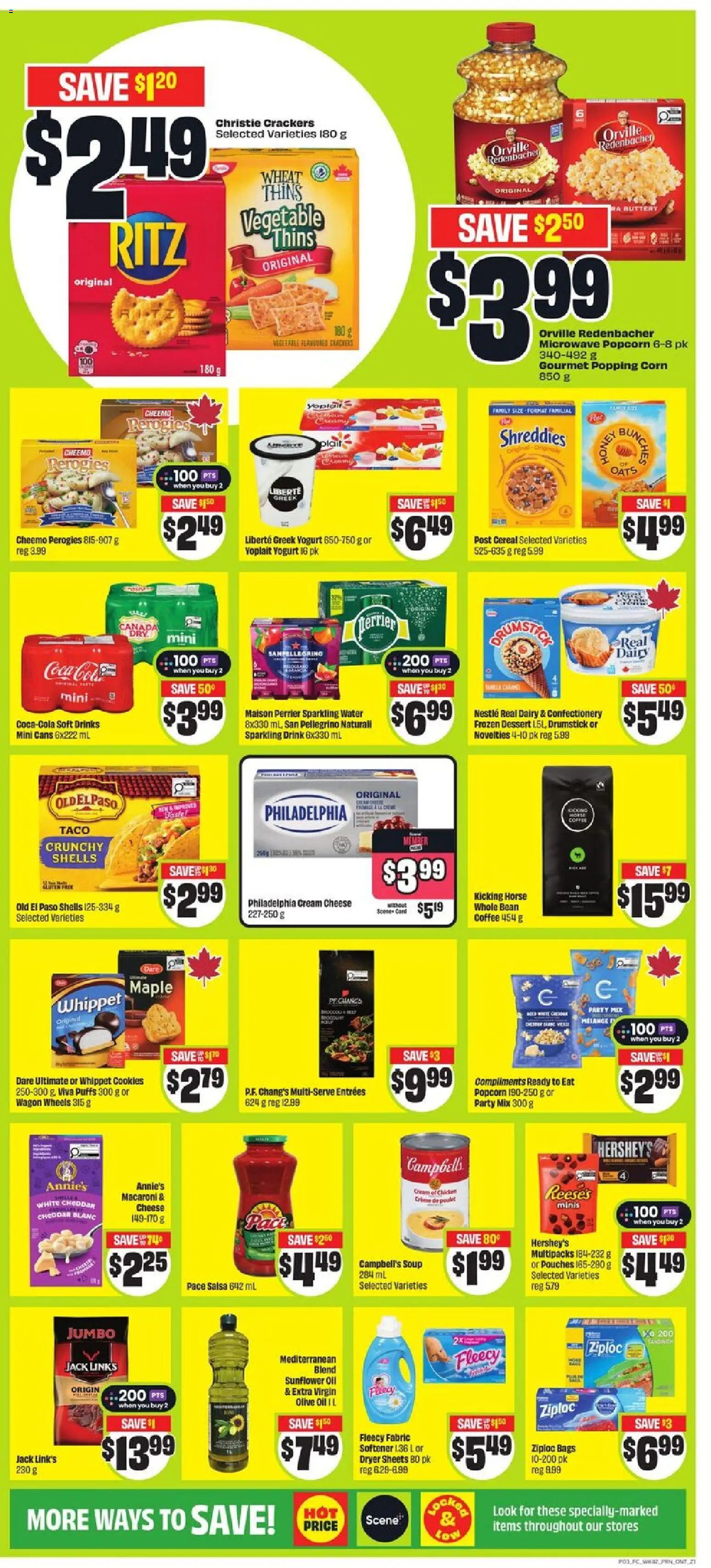 FreshCo flyer valid from 12.02.2026 | Page: 4 | Products: Cream, Cookies, Dryer, Oil
