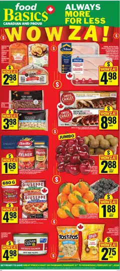 Preview of Food Basics weekly flyer / circulaire from shop Food Basics valid from 05.02.2026