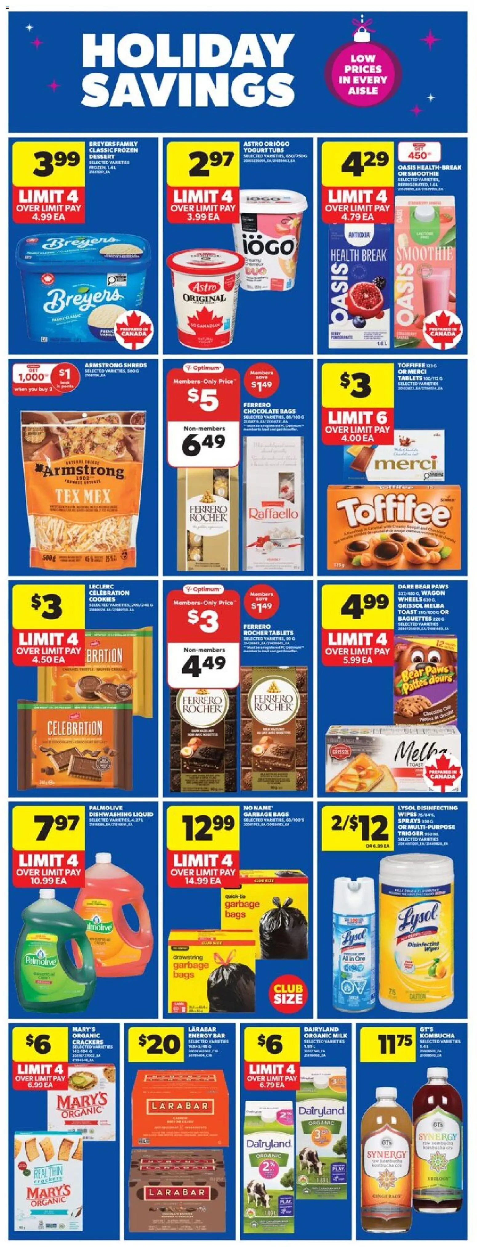 Real Canadian Superstore flyer valid from 04.12.2025 | Page: 22 | Products: Cookies, Milk, Chocolate