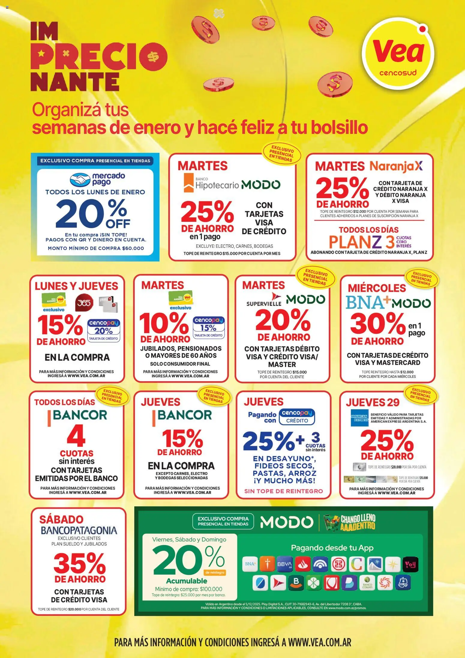 Vea ofertas │ válido desde el 06.01.2026 | Página: 7 | Productos: Banco, Arroz, Fideos