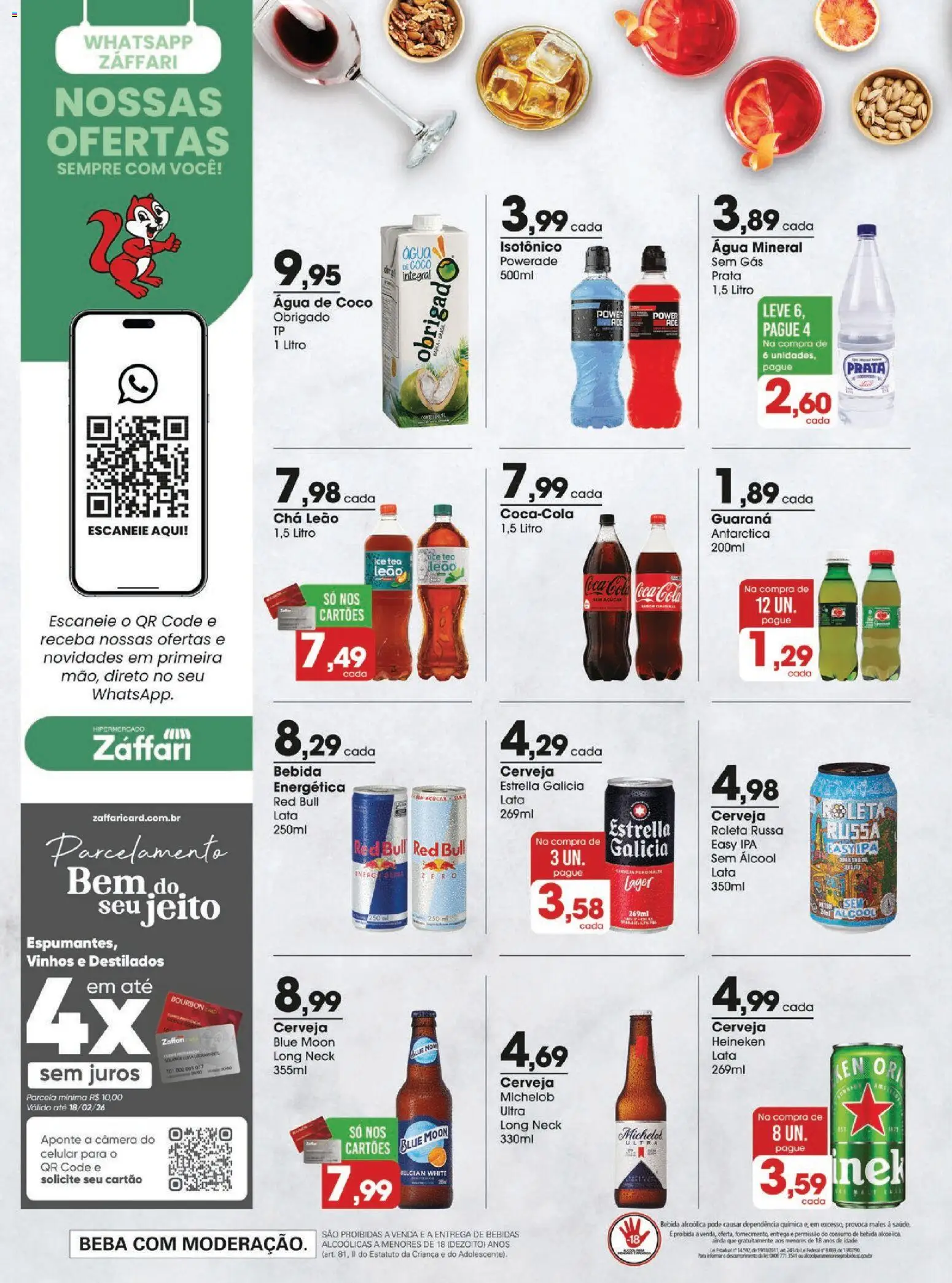 Zaffari Folheto - válido de 20.01.2026 | Página: 12 | Produtos: Coco, Celular, Água de coco, Ice tea
