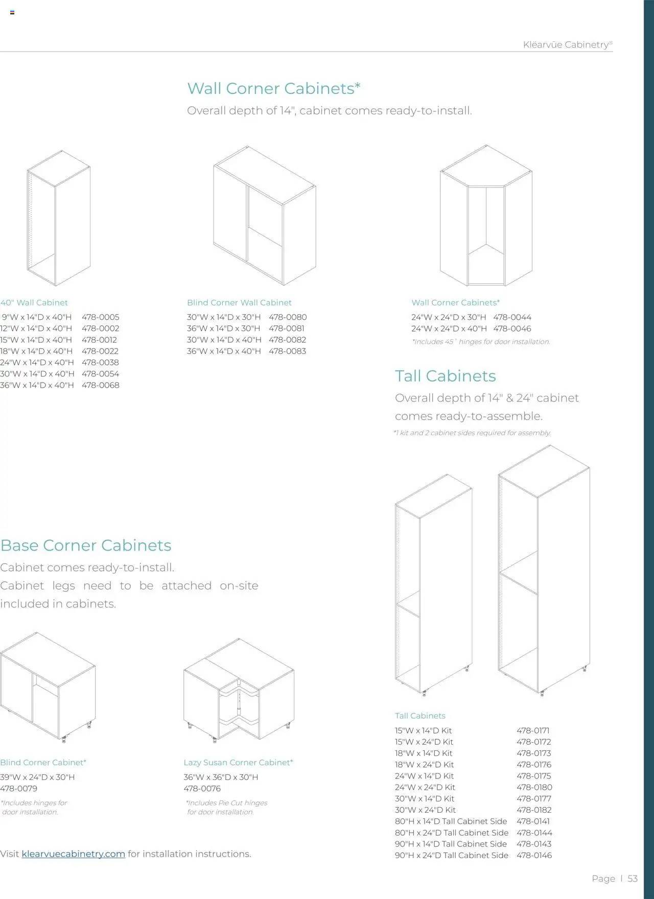 Menards Klëarvūe Cabinetry - valid from 01.03.2025 | Page: 53