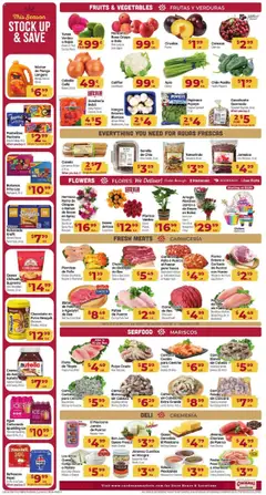 Cardenas Weekly Ad - AZ - valid from 09.07.2025 | Page: 4 | Products: Vase, Chocolate, Vegetables, Seafood