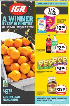 Preview of IGA catalogue NT - valid from 22.04.2026