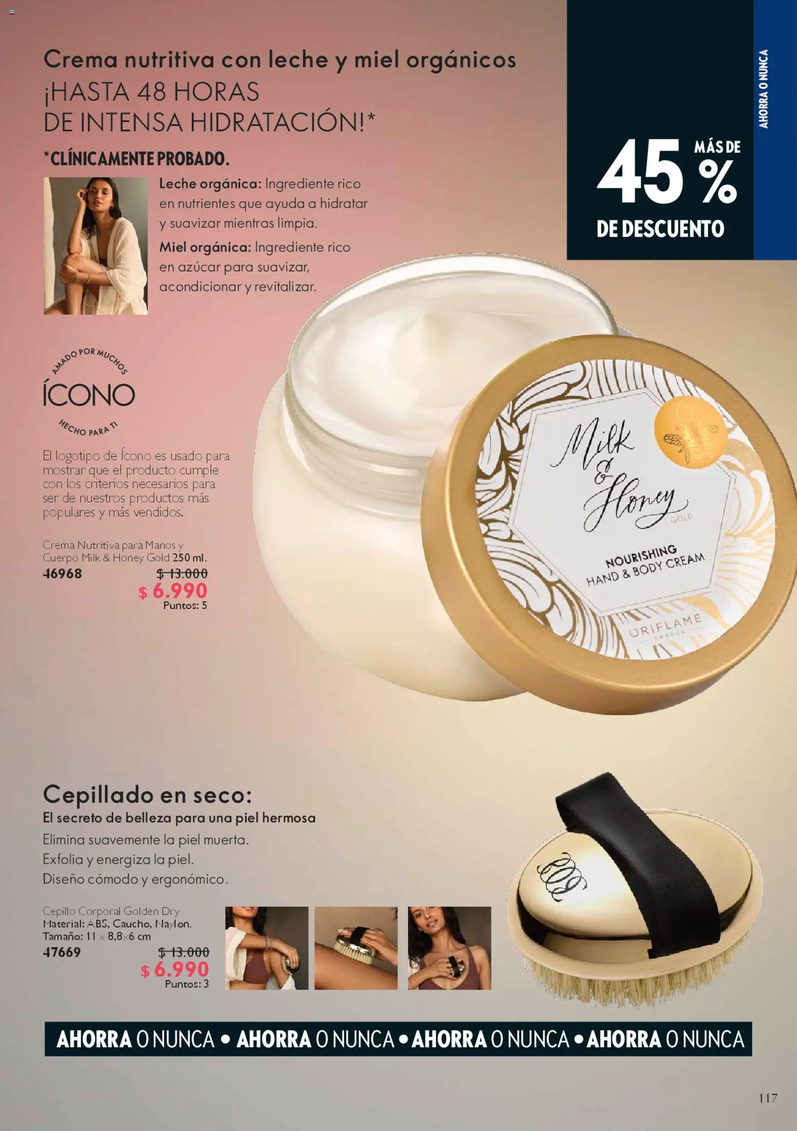 Oriflame ofertas  │ válido desde el 28.03.2026 | Página: 117 | Productos: Body, Cepillo, Azucar, Crema
