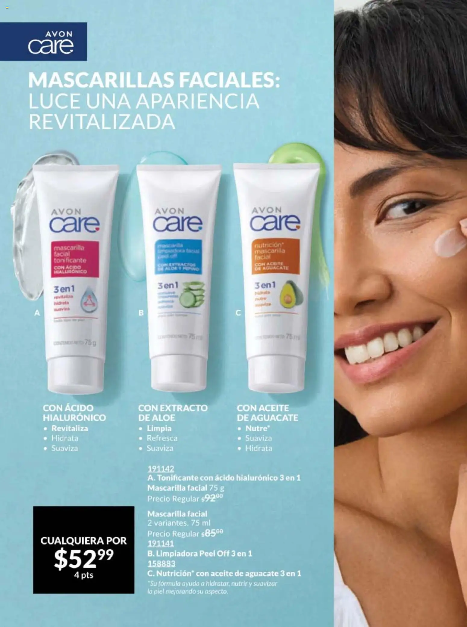 Nuevas ofertas de AVON válidas en toda la República Mexicana desde el 10.01.2026. ¡Encuentra las mejores ofertas en AVON campaña 2 2026! | Página: 138 | Productos: Aceite, Aguacate, Mascarilla