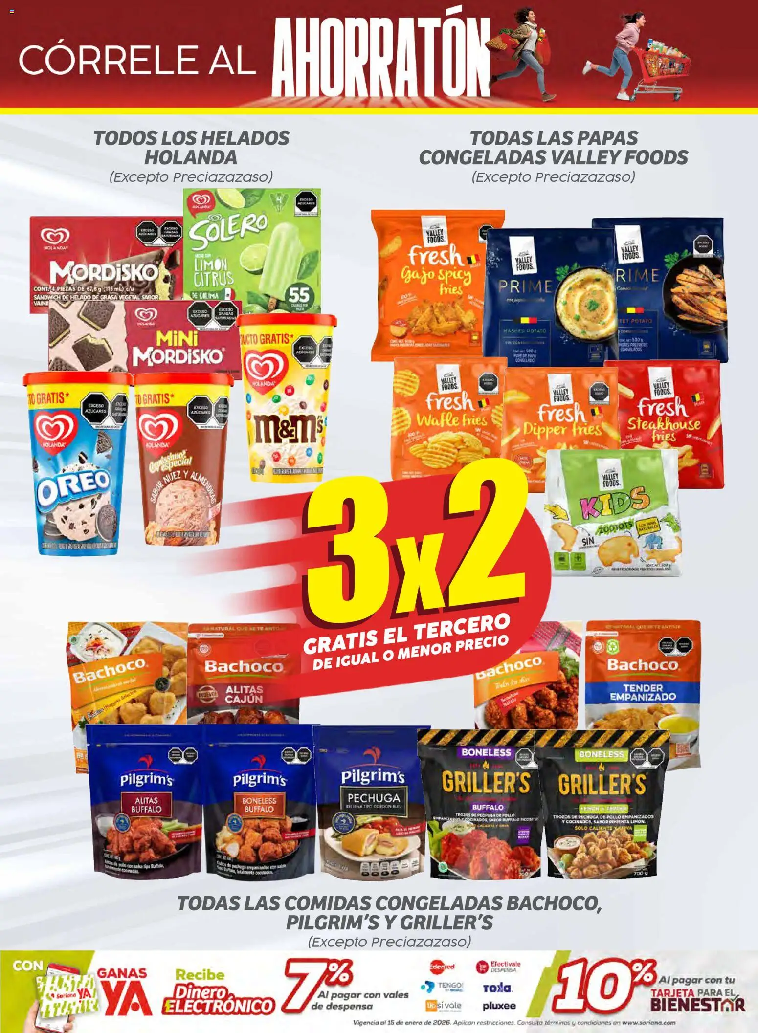 Nuevas ofertas de Soriana válidas en toda la República Mexicana desde el 06.11.2025. ¡Encuentra las mejores ofertas en Soriana - Ahorratón Soriana Súper Nacional! | Página: 6 | Productos: Pollo, Pimienta, Helado, Despensa