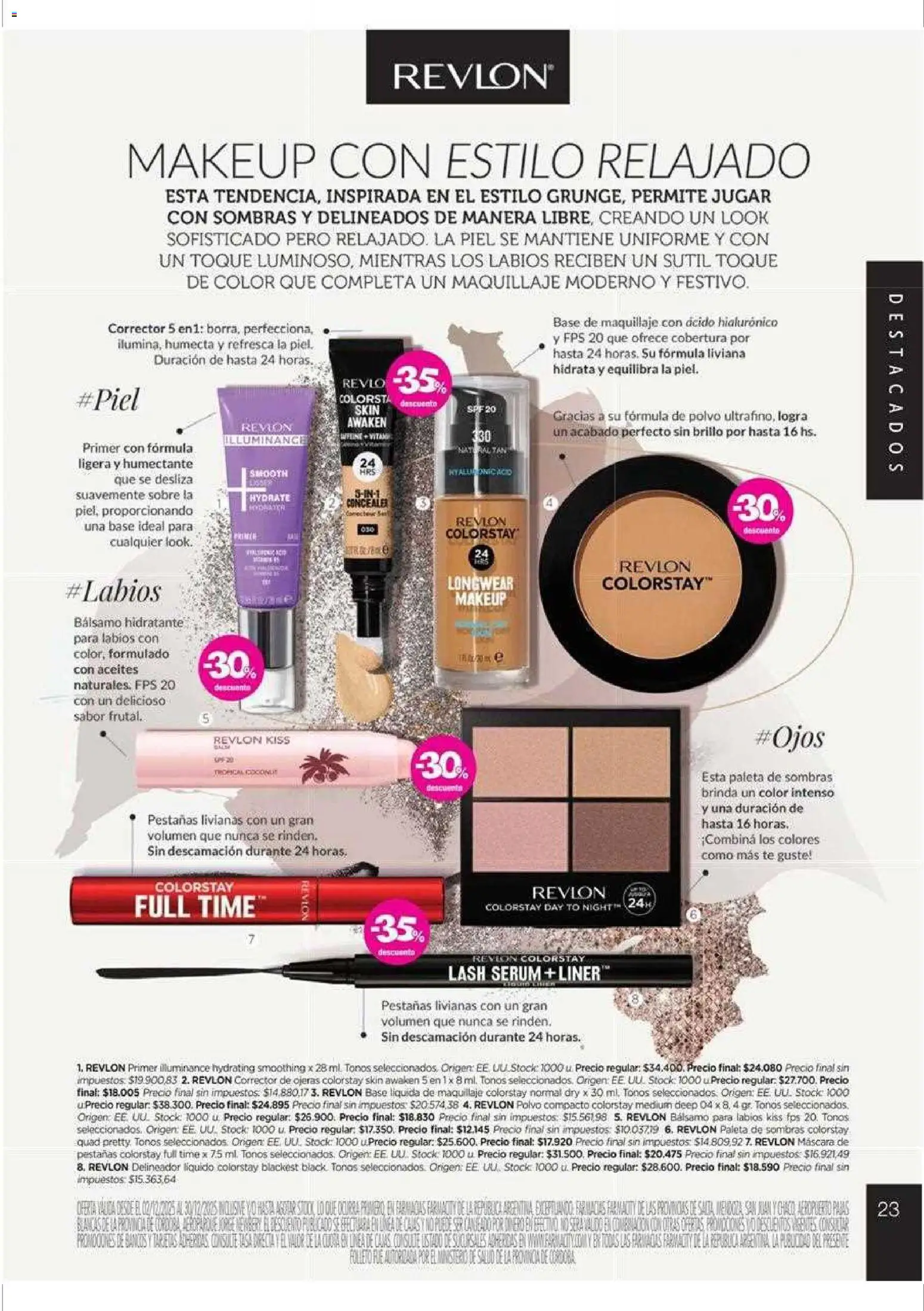 Farmacity catálogo │ válido desde el 02.12.2025 | Página: 23 | Productos: Sobre, Máscara, Polvo compacto, Bálsamo