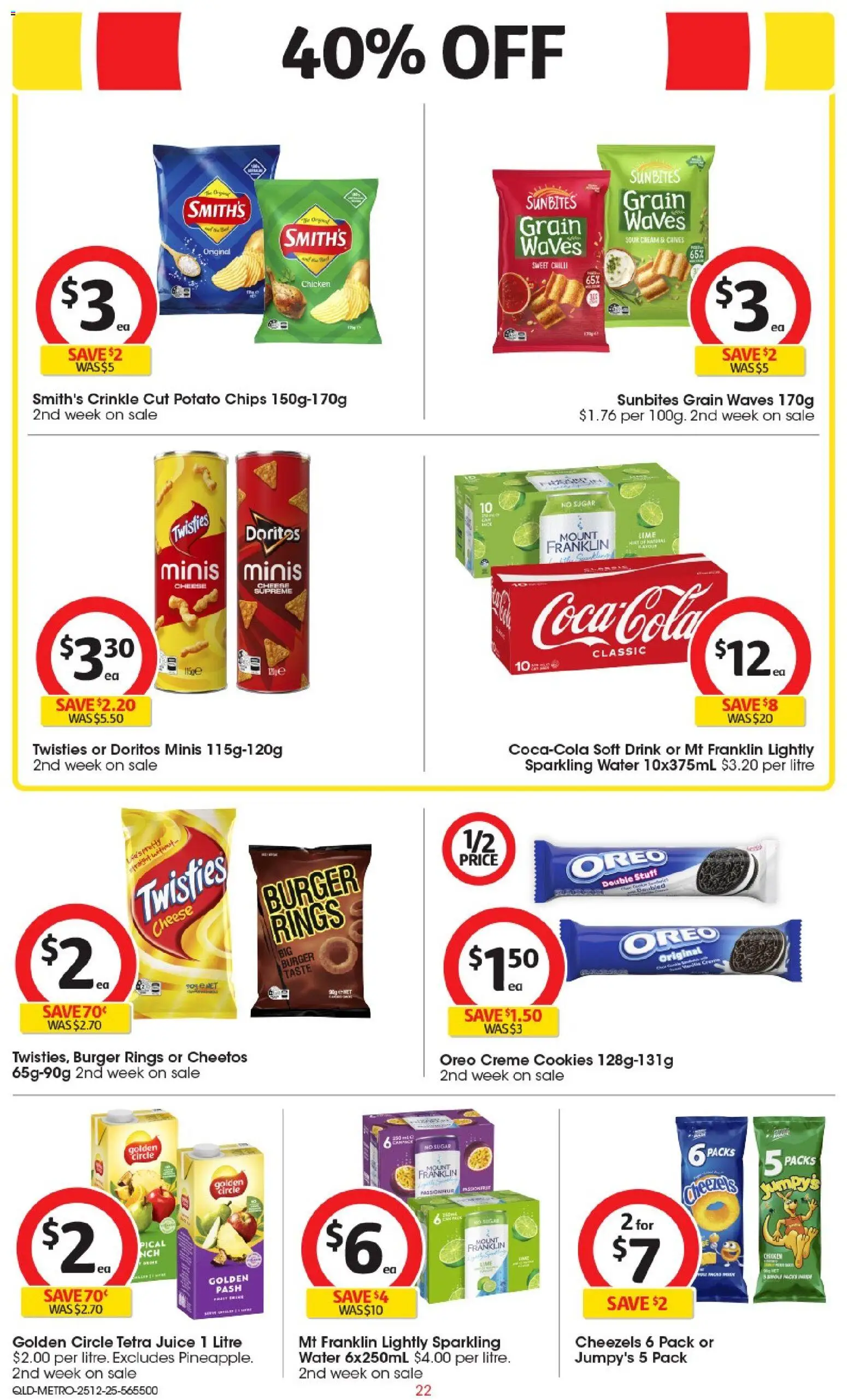 Coles catalogue - valid from 25.12.2025 | Page: 23 | Products: Chips, Cream, Chilli, Lime