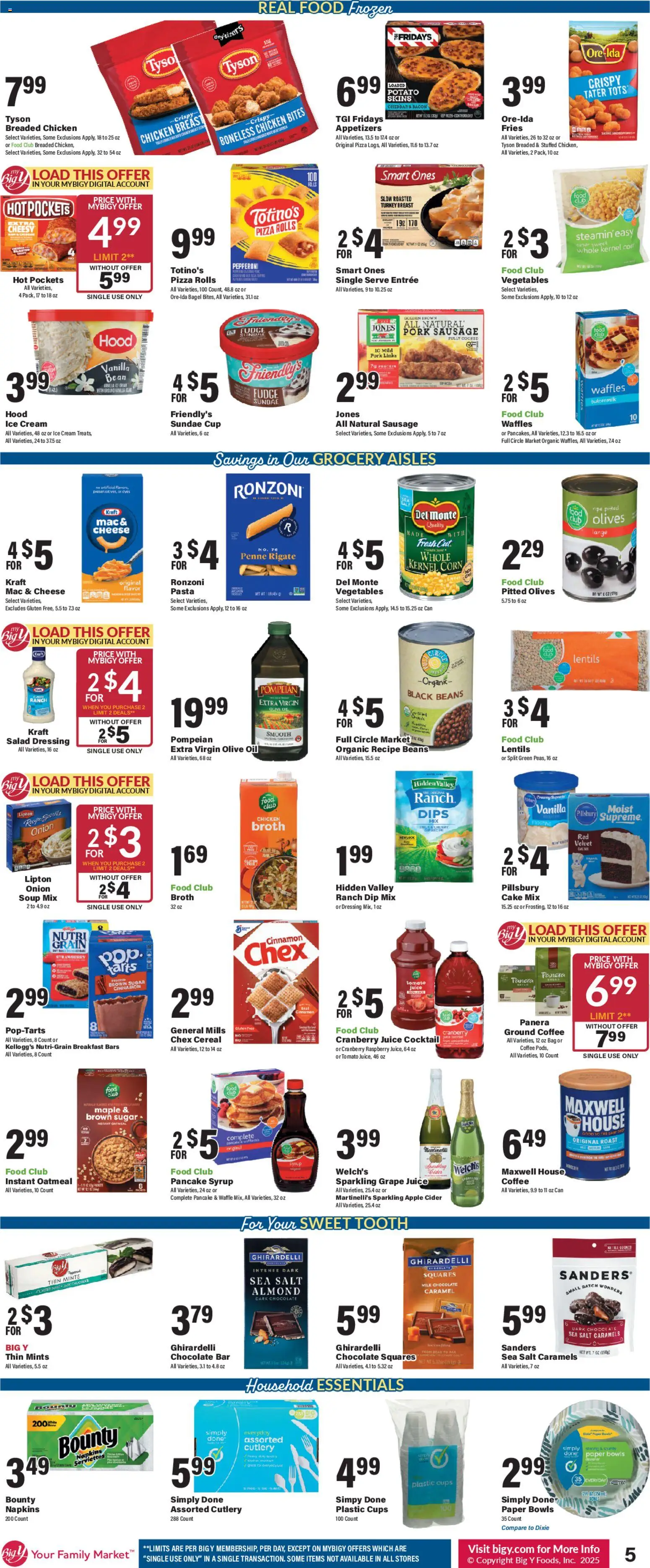 Big Y Weekly Ad - valid from 26.12.2025 | Page: 7 | Products: Cider, Corn, Salt, 2人掛けソファ