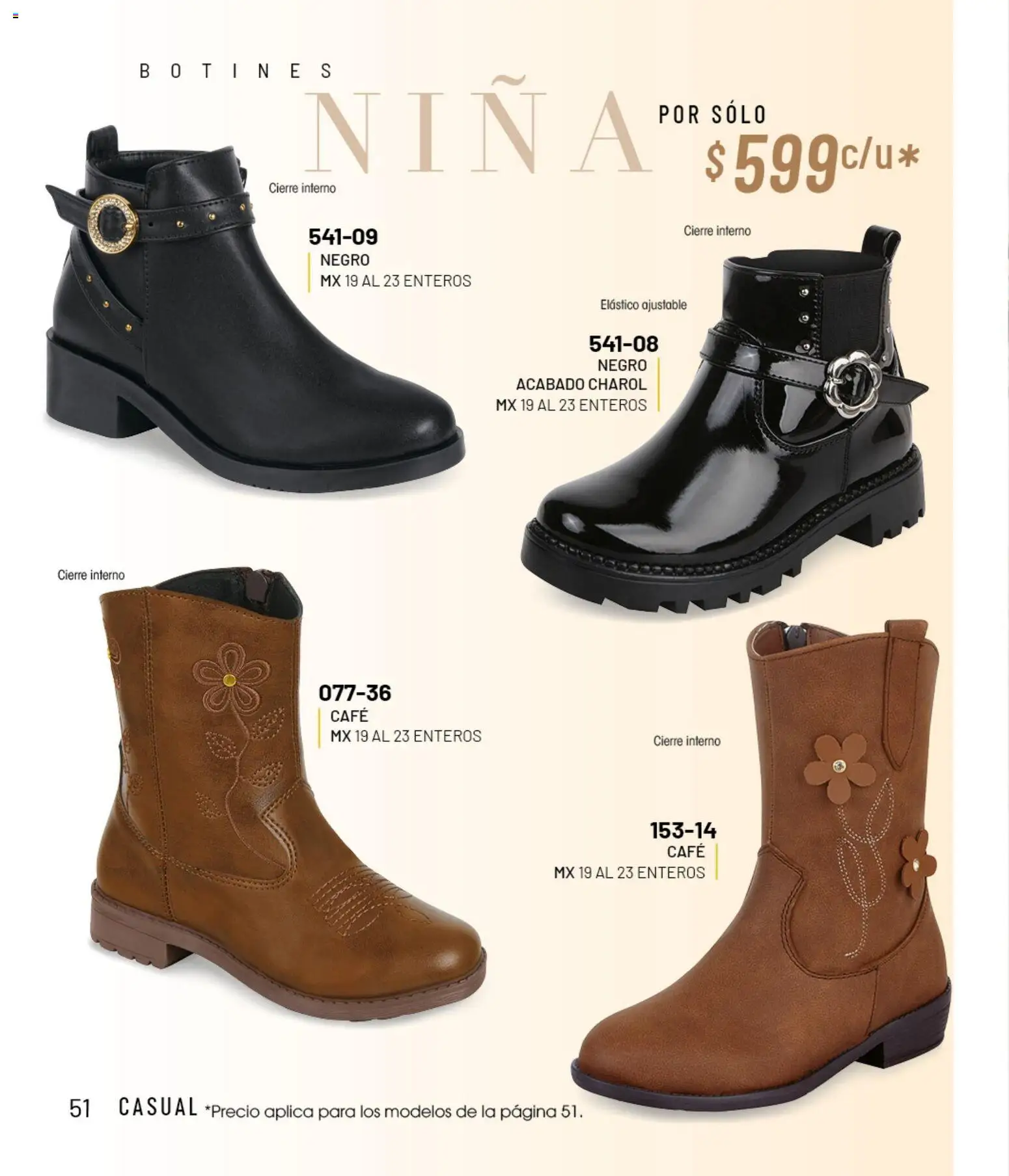 Nuevas ofertas de Cklass válidas en toda la República Mexicana desde el 02.01.2026. ¡Encuentra las mejores ofertas en Cklass catálogo Casuales! | Página: 52 | Productos: Café, Botines