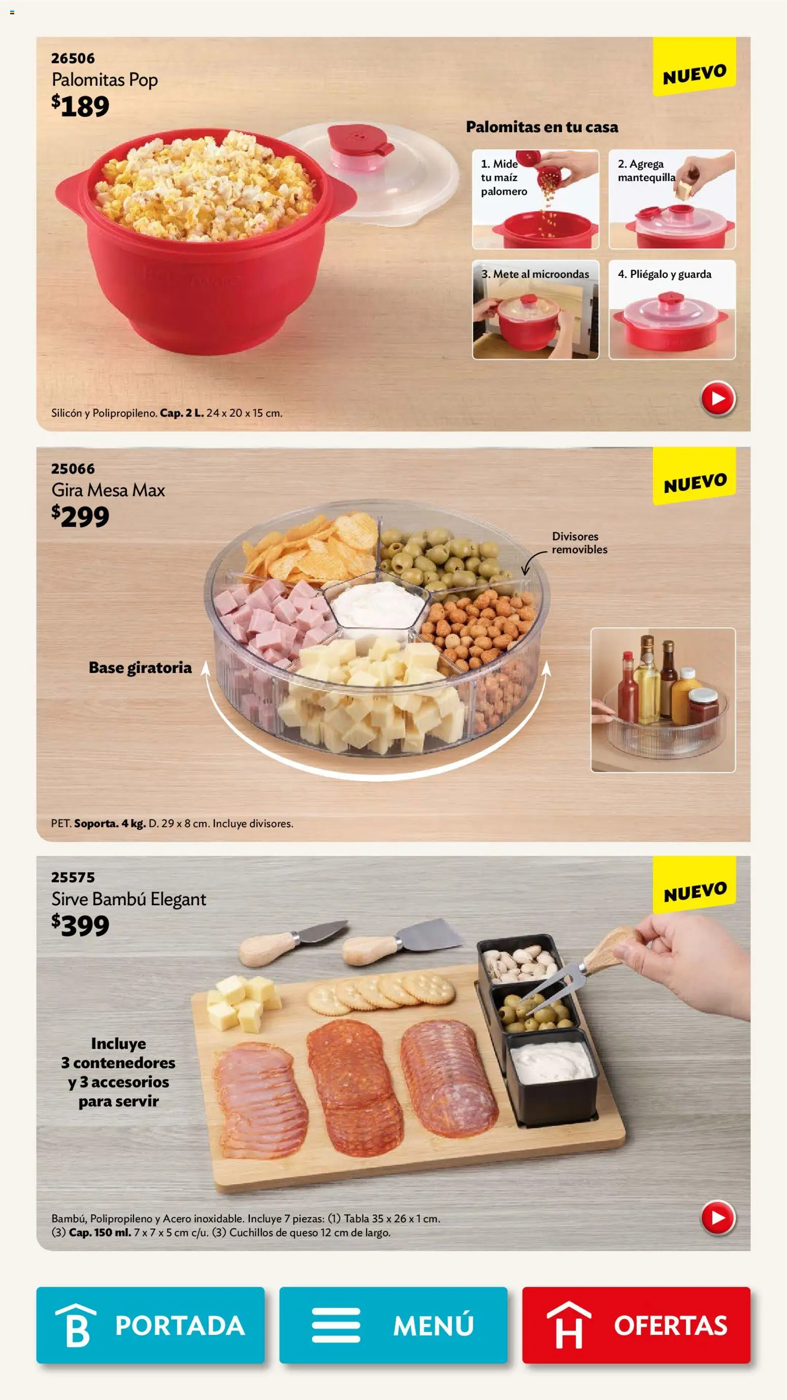 Nuevas ofertas de Betterware válidas en toda la República Mexicana desde el 05.01.2026. ¡Encuentra las mejores ofertas en Betterware campaña 1 2026! | Página: 42 | Productos: Maíz, Mantequilla, Microondas, Mesa