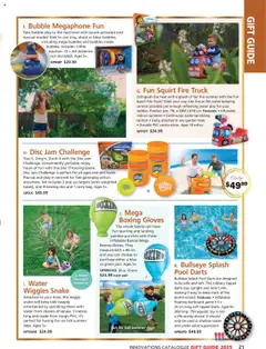 Preview of Innovations Catalogue Summer Gifting Made Easy - valid from 22.10.2025 | Page: 21 | Products: Water, Gloves, Batteries, Safe