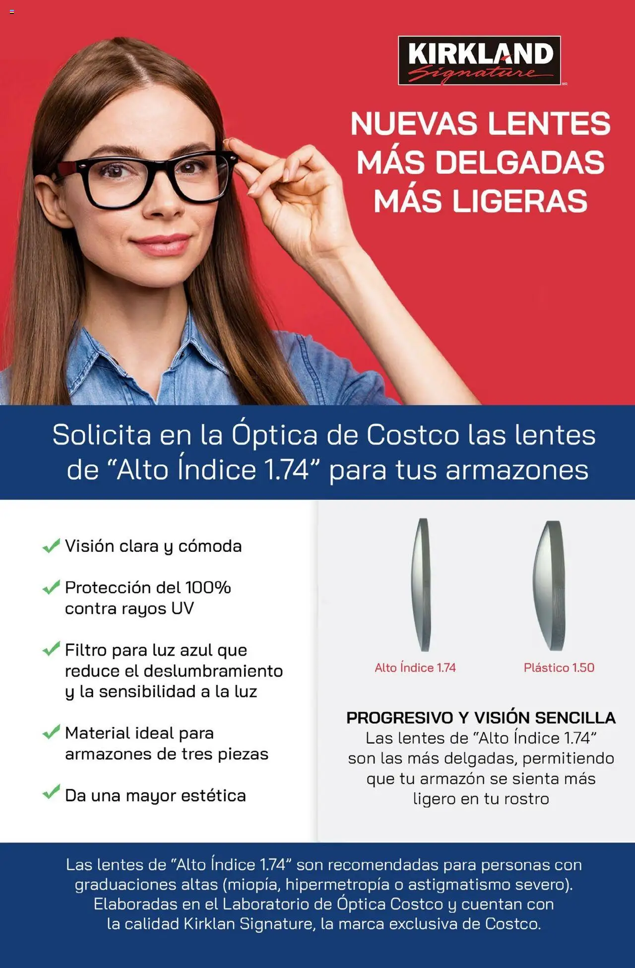 Nuevas ofertas de Costco válidas en toda la República Mexicana desde el 10.09.2025. ¡Encuentra las mejores ofertas en Costco - Catálogo Septiembre! | Página: 110 | Productos: Lentes