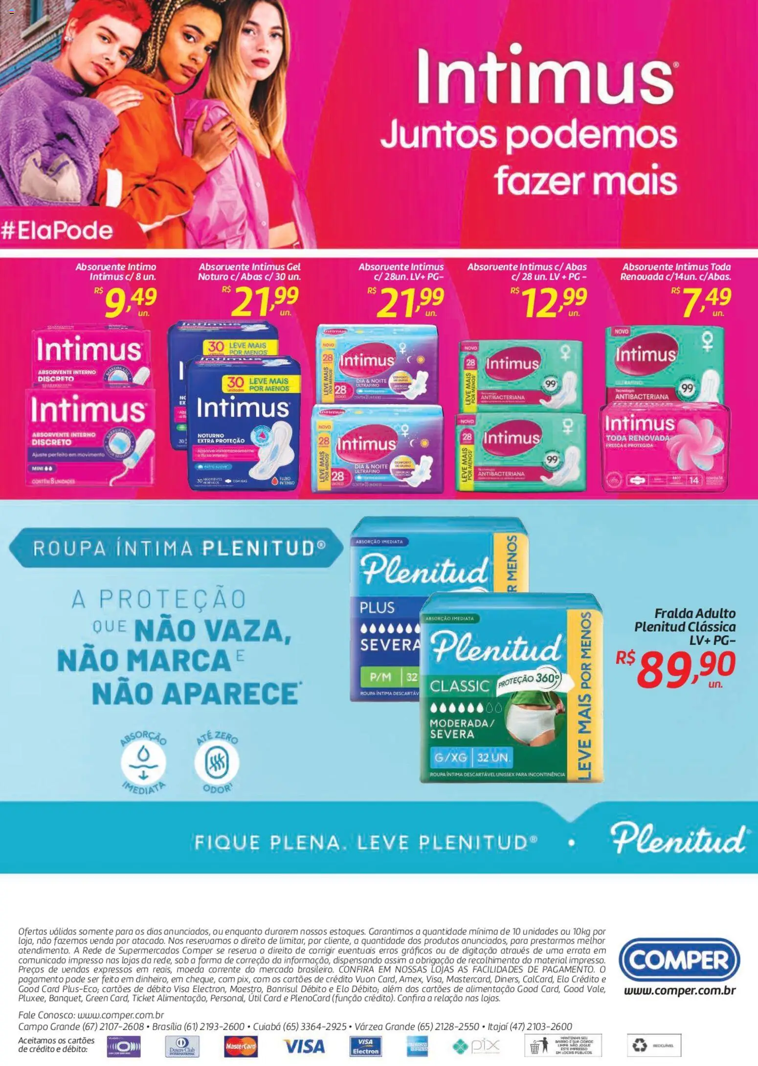 Comper Folheto - válido de 22.10.2025 | Página: 2 | Produtos: Absorvente interno, Absorvente
