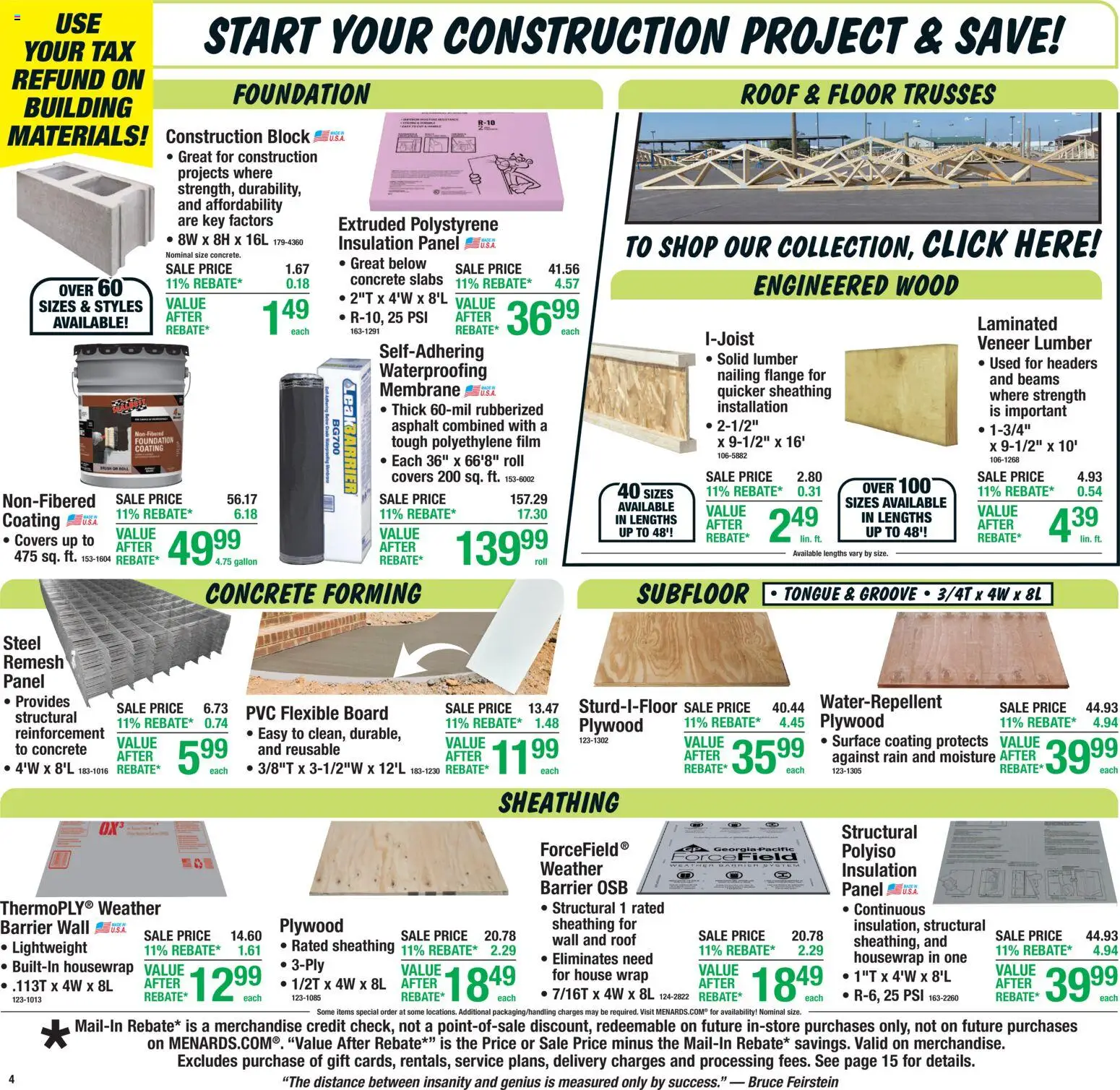 Menards Weekly Ad - valid from 16.04.2026 | Page: 4 | Products: Foundation