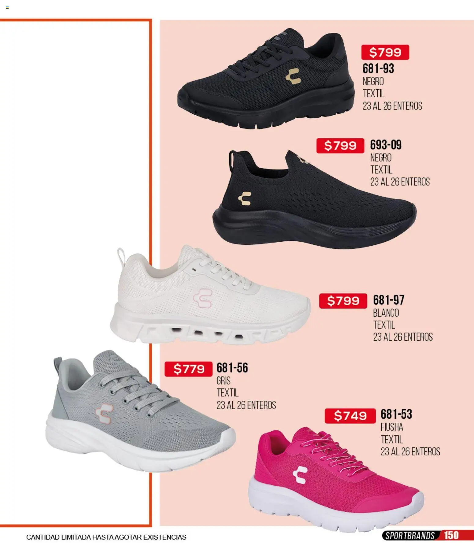 Nuevas ofertas de Cklass válidas en toda la República Mexicana desde el 18.03.2026. ¡Encuentra las mejores ofertas en Cklass catálogo Liquidación total calzado! | Página: 151