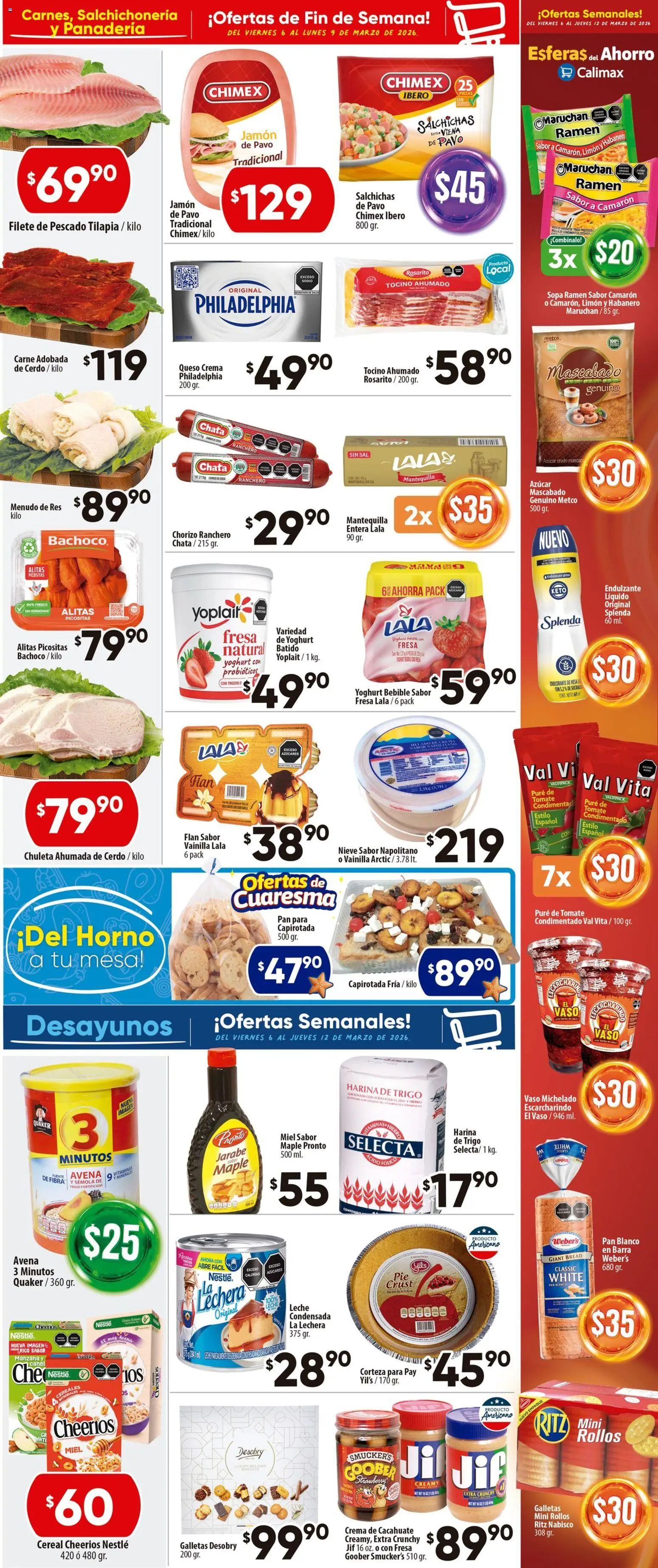 Nuevas ofertas de Calimax válidas en toda la República Mexicana desde el 06.03.2026. ¡Encuentra las mejores ofertas en Calimax folleto Tecate! | Página: 2 | Productos: Fresa, Fuente, Tomate, Manzana