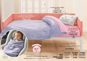 Vista previa de Colchas Concord catálogo Baby, nuevo folleto de la tienda, válido en México a partir del 01.05.2026 | Página: 47 | Productos: Cobertor, Body, Cuna, Sabanas