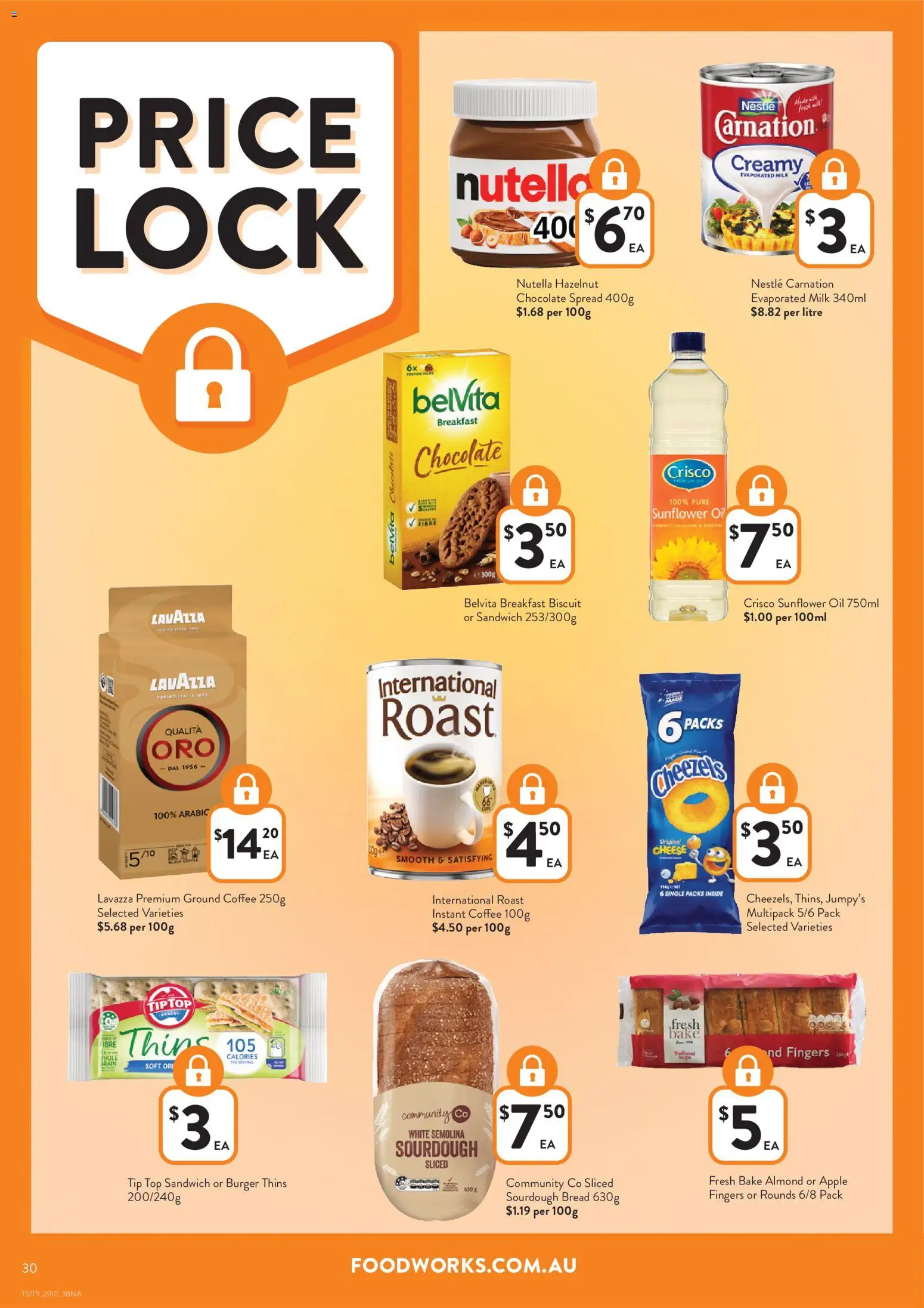 Foodworks catalogue - valid from 29.10.2025 | Page: 30 | Products: Milk, Oil, Chocolate, Nutella