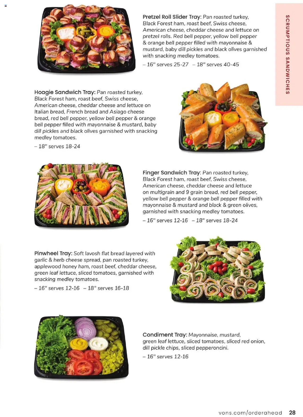 Vons Entertaining Guide - valid from 23.04.2025 | Page: 29 | Products: Lettuce, Bread, Mayonnaise, Pepper
