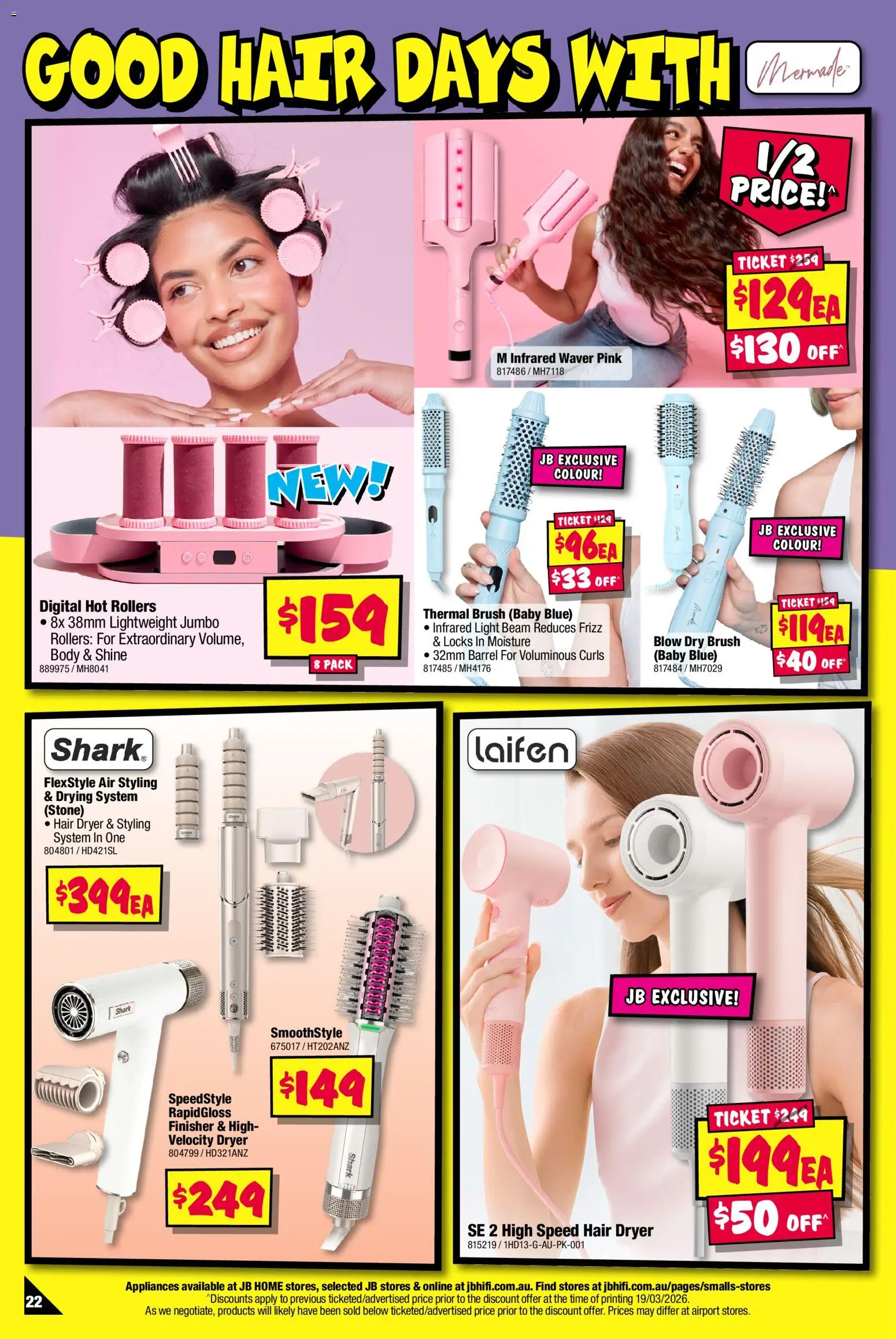 JB Hi-Fi catalogue - valid from 02.04.2026 | Page: 22 | Products: Brush, Digital, Dryer, Hair dryer