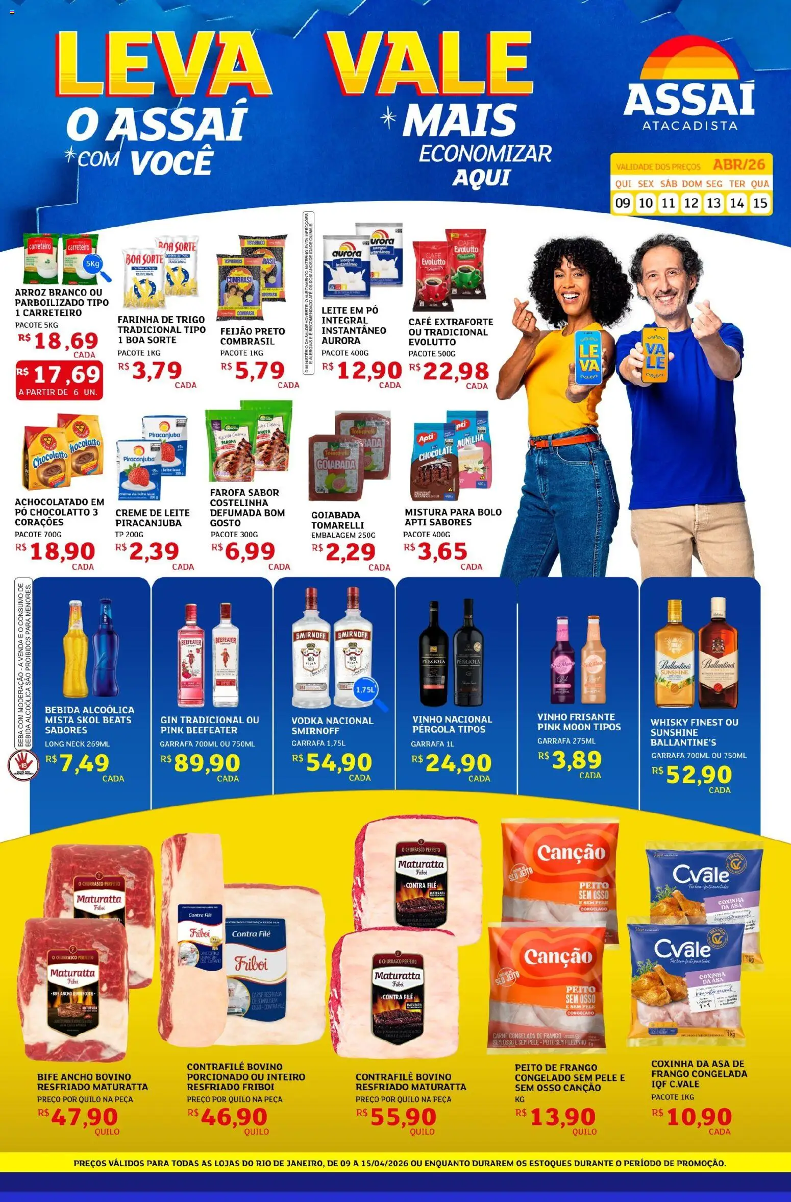 Assaí Atacadista Folheto - válido de 09.04.2026 | Página: 1