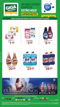 GIGA Atacado - Ofertas Ypê - Pré-Visualização do folheto da loja GIGA Atacado, válido de 18.12.2025