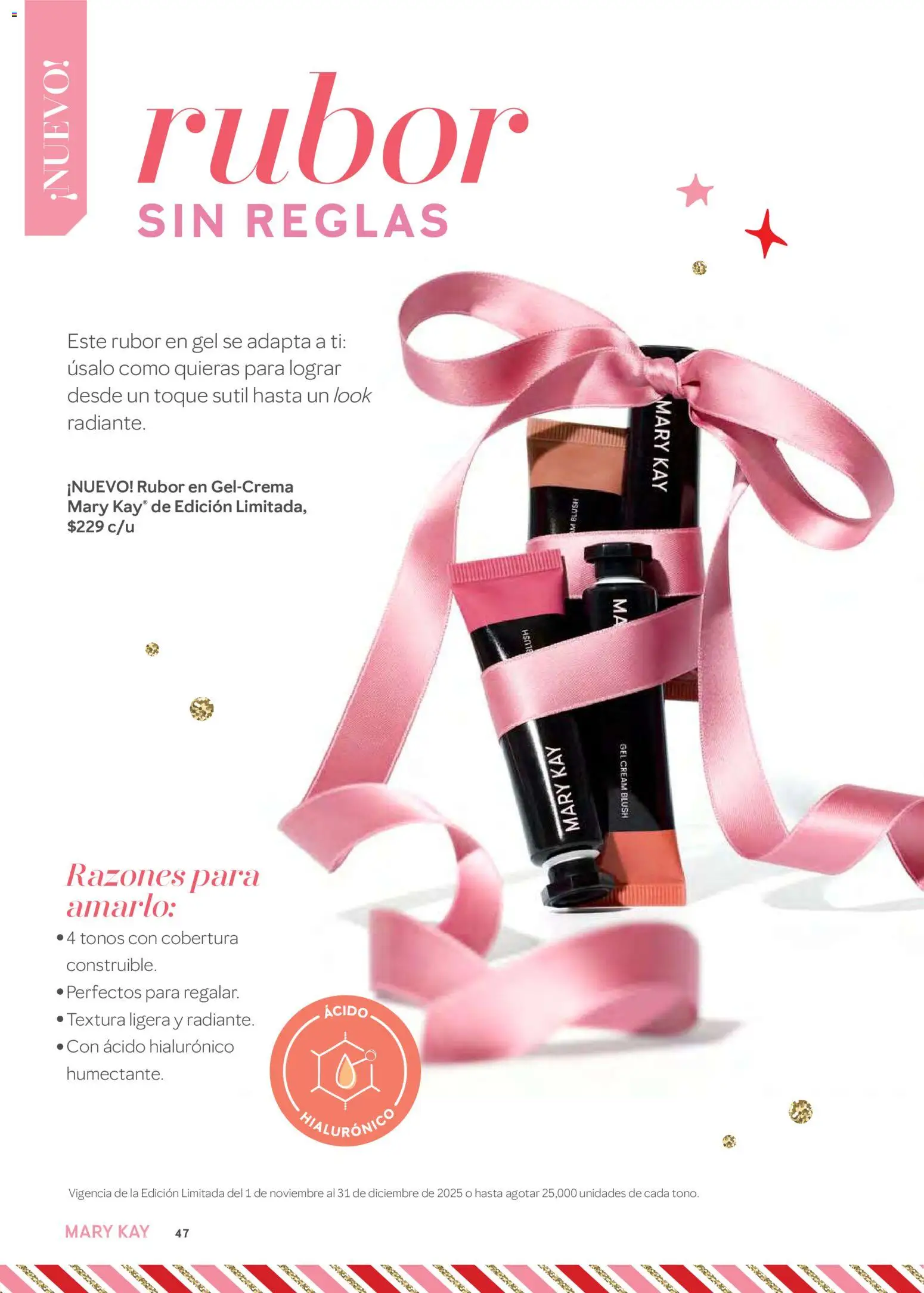 Nuevas ofertas de Mary Kay válidas en toda la República Mexicana desde el 01.11.2025. ¡Encuentra las mejores ofertas en Mary Kay catálogo! | Página: 47 | Productos: Rubor