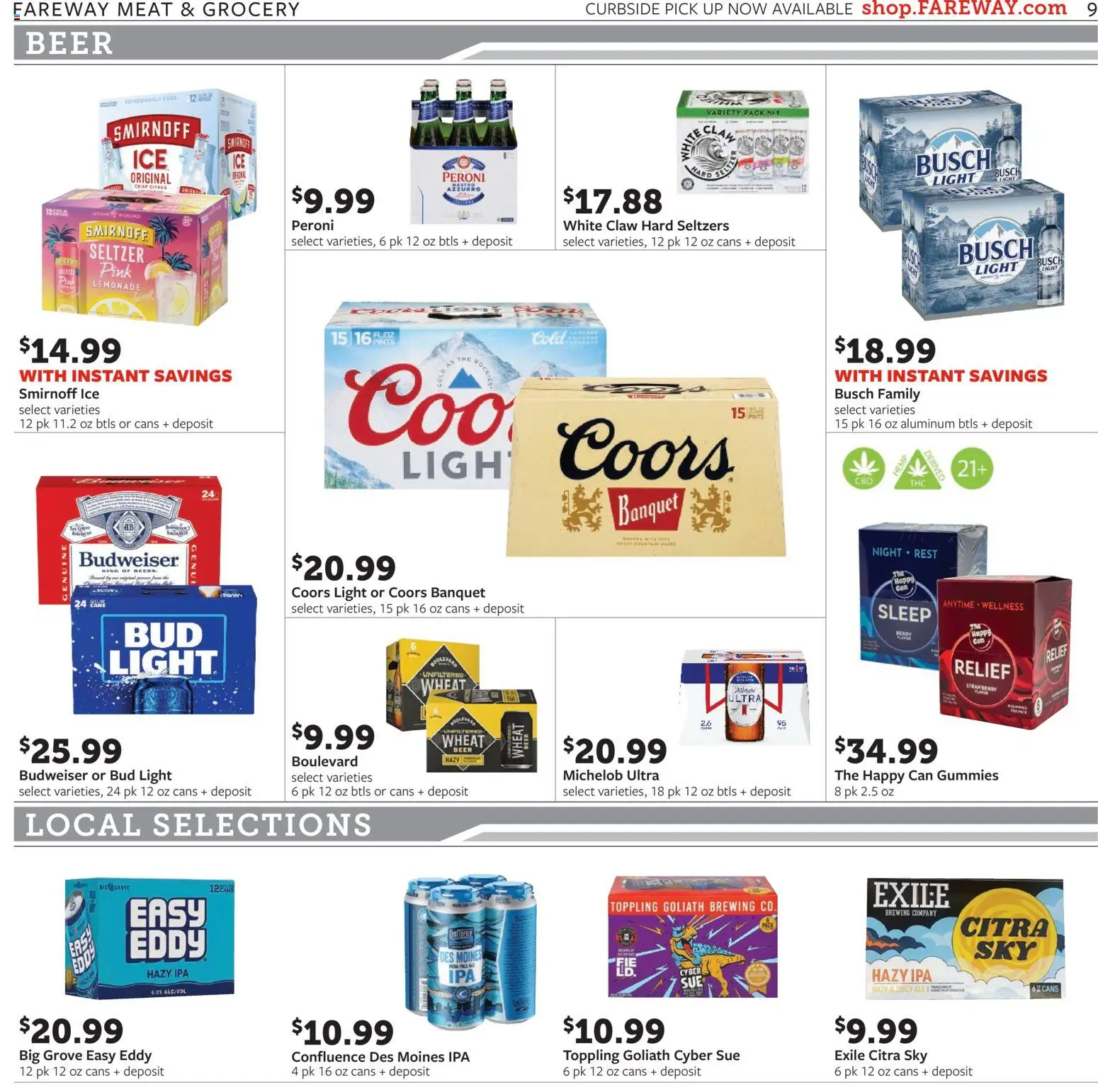Fareway Weekly Ad - valid from 20.04.2026 | Page: 9 | Products: Beer