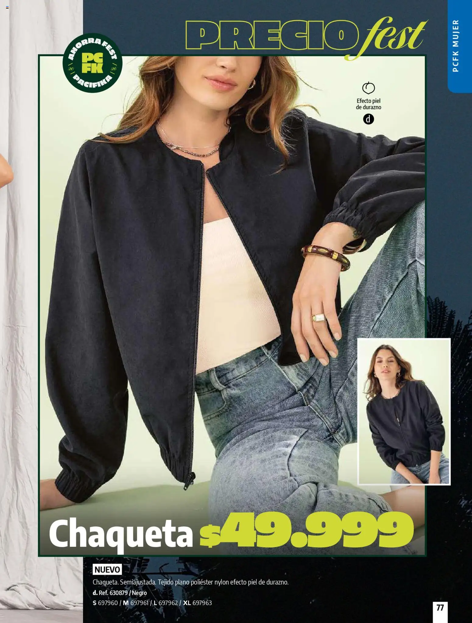 Pacifika revista - valida desde el 01.02.2026 | Página: 77 | Productos: Chaqueta, Durazno