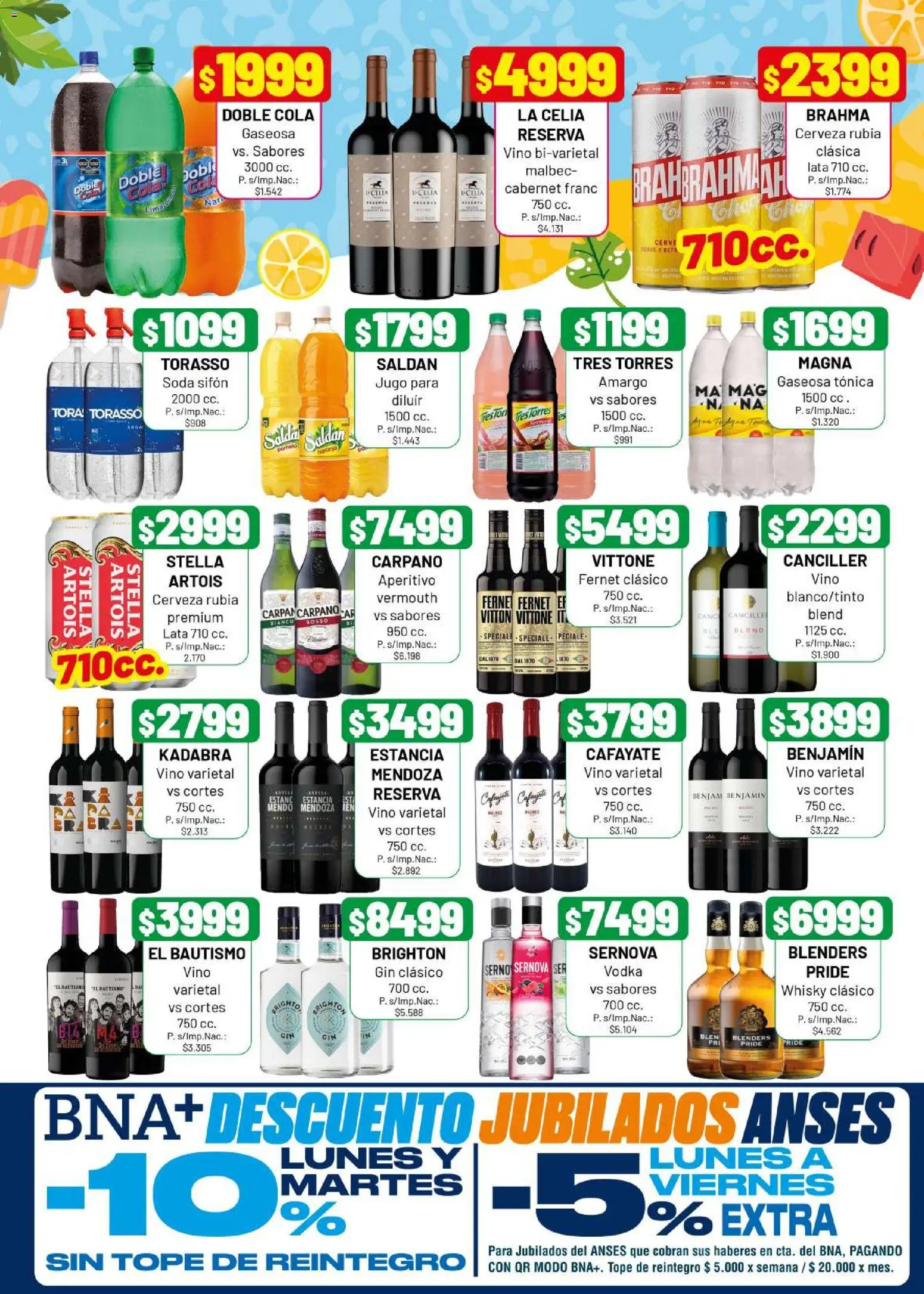 Almacor catálogo │ válido desde el 22.01.2026 | Página: 7 | Productos: Vodka, Fernet, Gaseosa, Soda