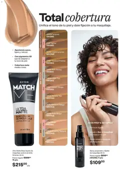 Vista previa de Ultra Matte Base liquida de maquillaje control de brillo, Ultra Matte Base liquida de maquillaje control de brillo 13 tonos. 30 ml, nuevo folleto de la tienda, válido en México a partir del 24.04.2026 | Página: 41 | Productos: Fijador, Brillo, Mate, Maquillaje