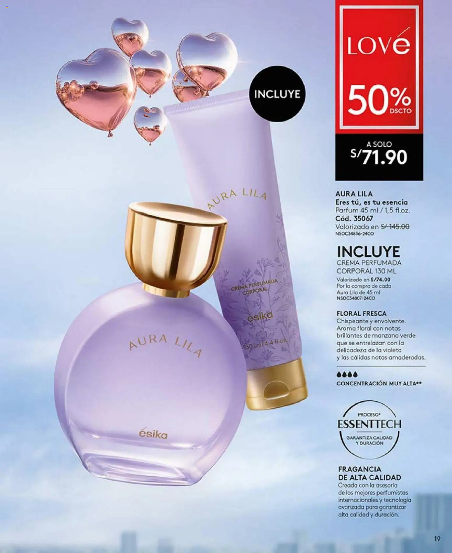 Catálogo Ésika válido desde 17.01.2026 | Página: 19 | Productos: Crema, Fragancia