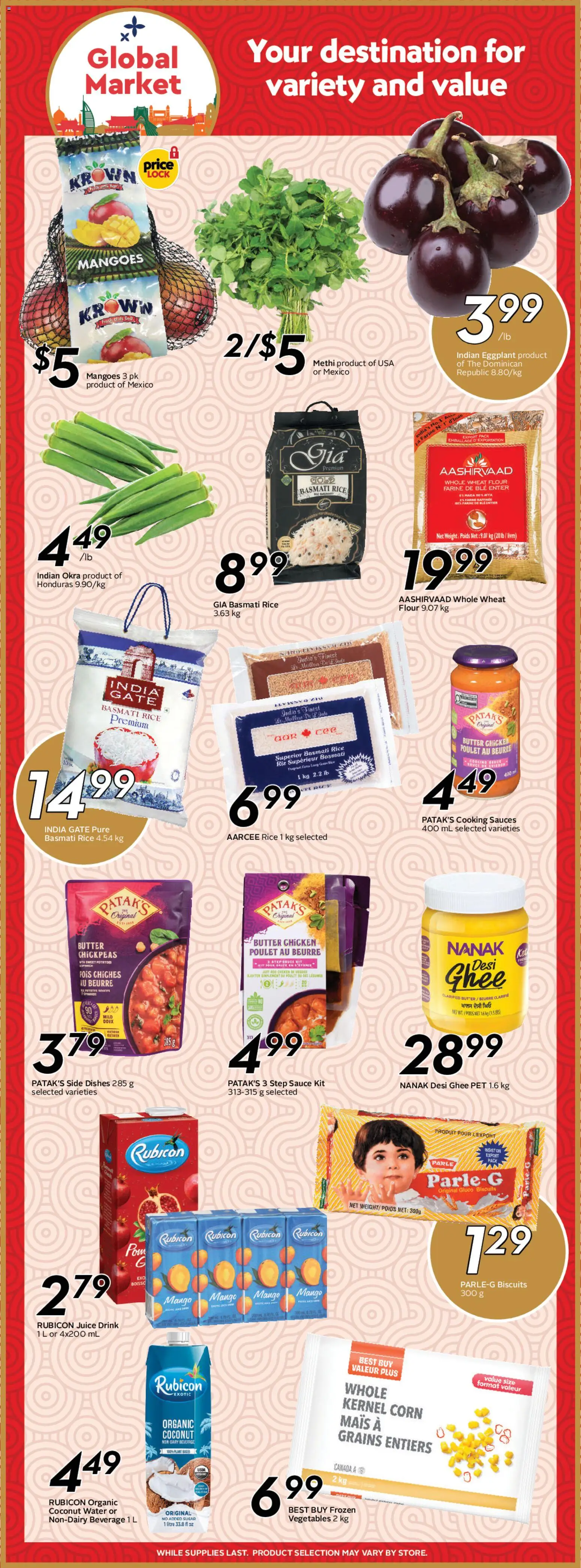 Safeway flyer valid from 16.04.2026 | Page: 14 | Products: Rice, Potatoes, Butter, Chicken