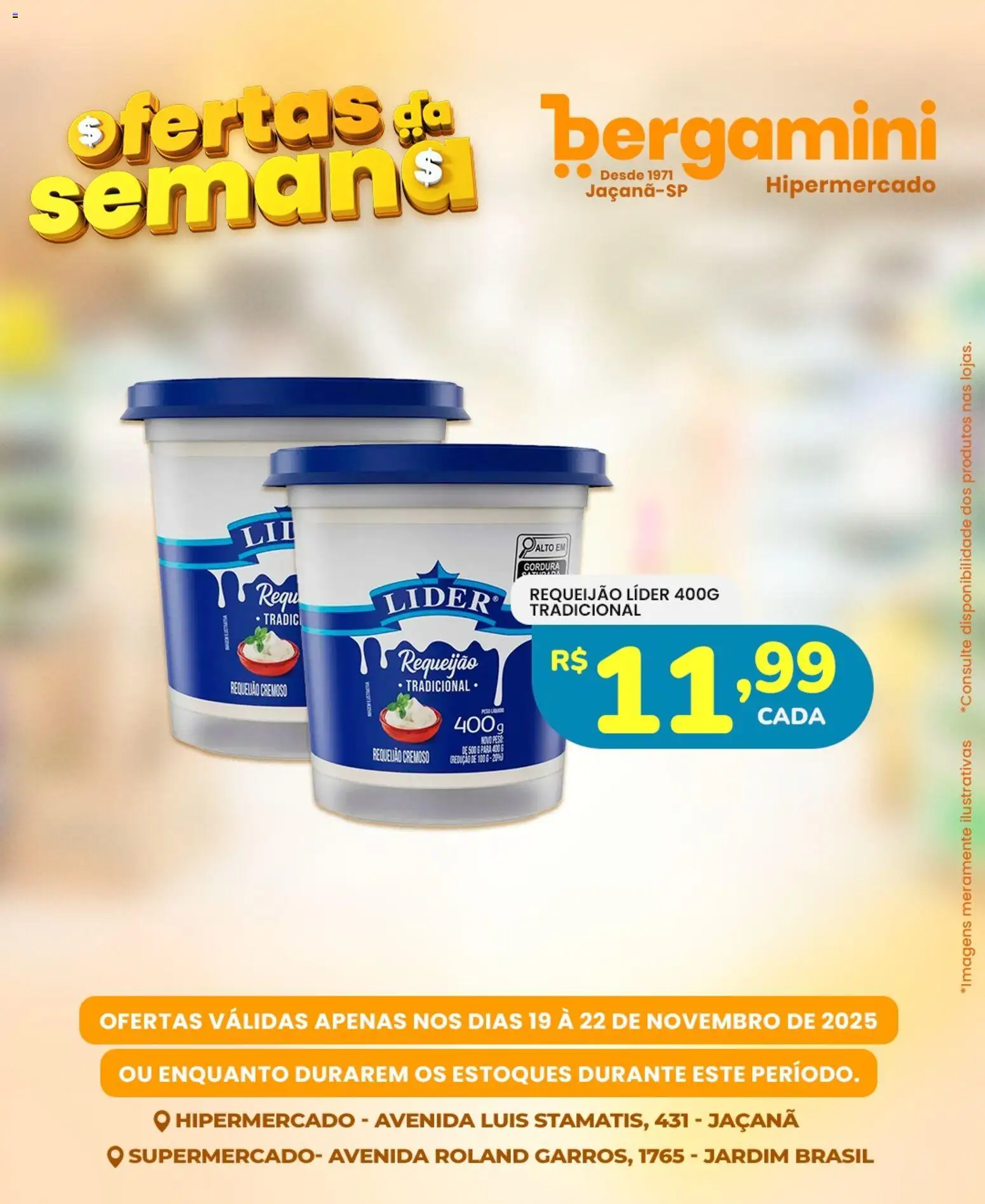 Supermercado Bergamini Folheto - válido de 19.11.2025 | Página: 8 | Produtos: Requeijão
