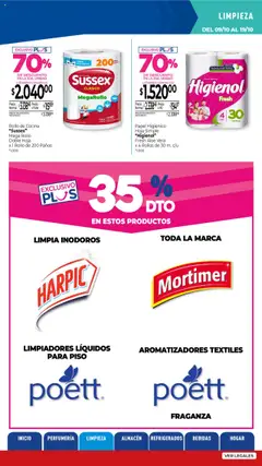 Vista previa La Anonima catálogo válido desde el 09.10.2025 | Página: 9 | Productos: Papel higiénico, Cocina