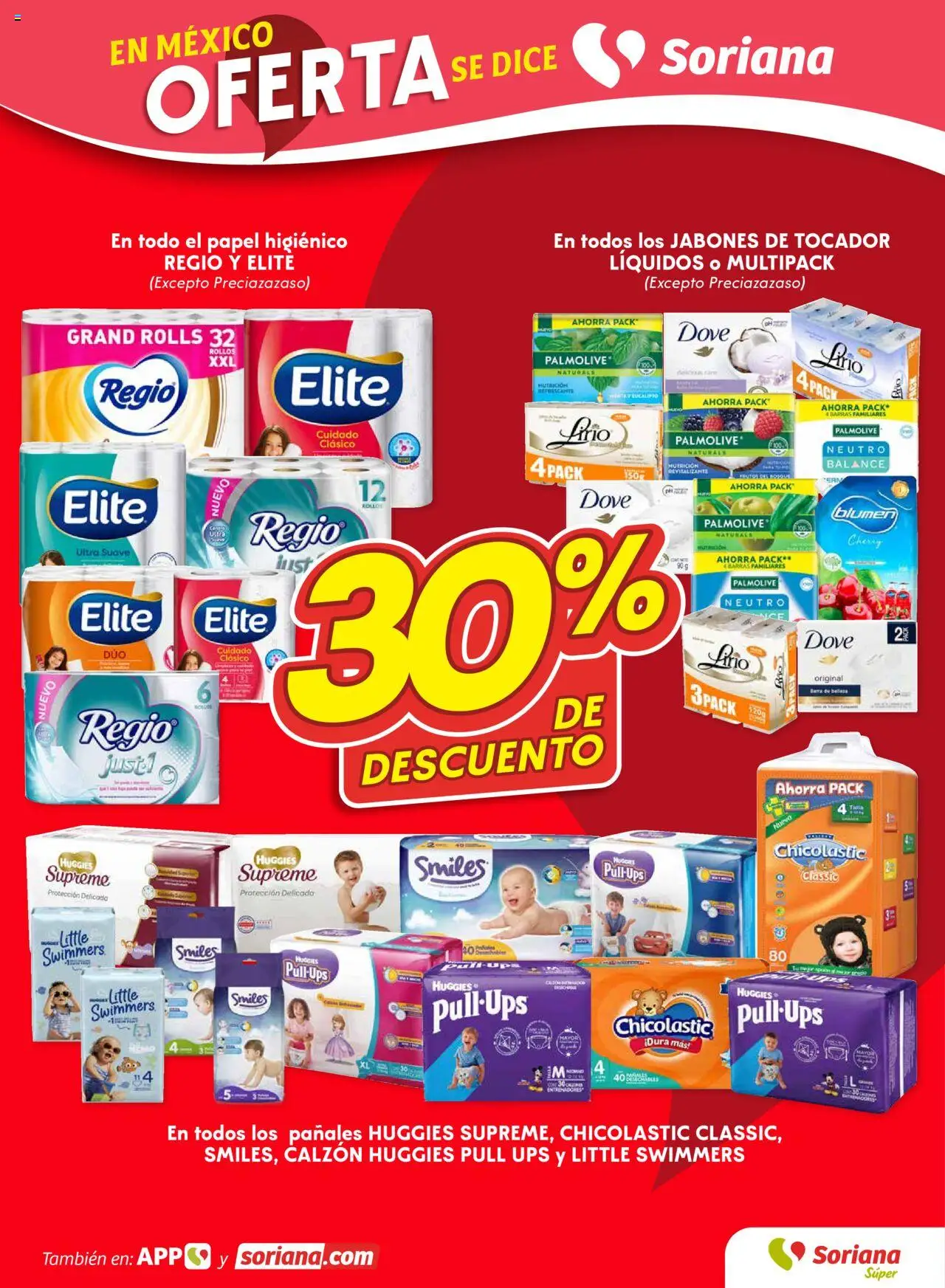 Nuevas ofertas de Soriana válidas en toda la República Mexicana desde el 01.08.2025. ¡Encuentra las mejores ofertas en Soriana - Fin de Semana Súper: Tijuana, Mexicali, Ensenada, San Luis Río Colorado y Tecate! | Página: 5 | Productos: Calzón, Pañales, Papel higiénico
