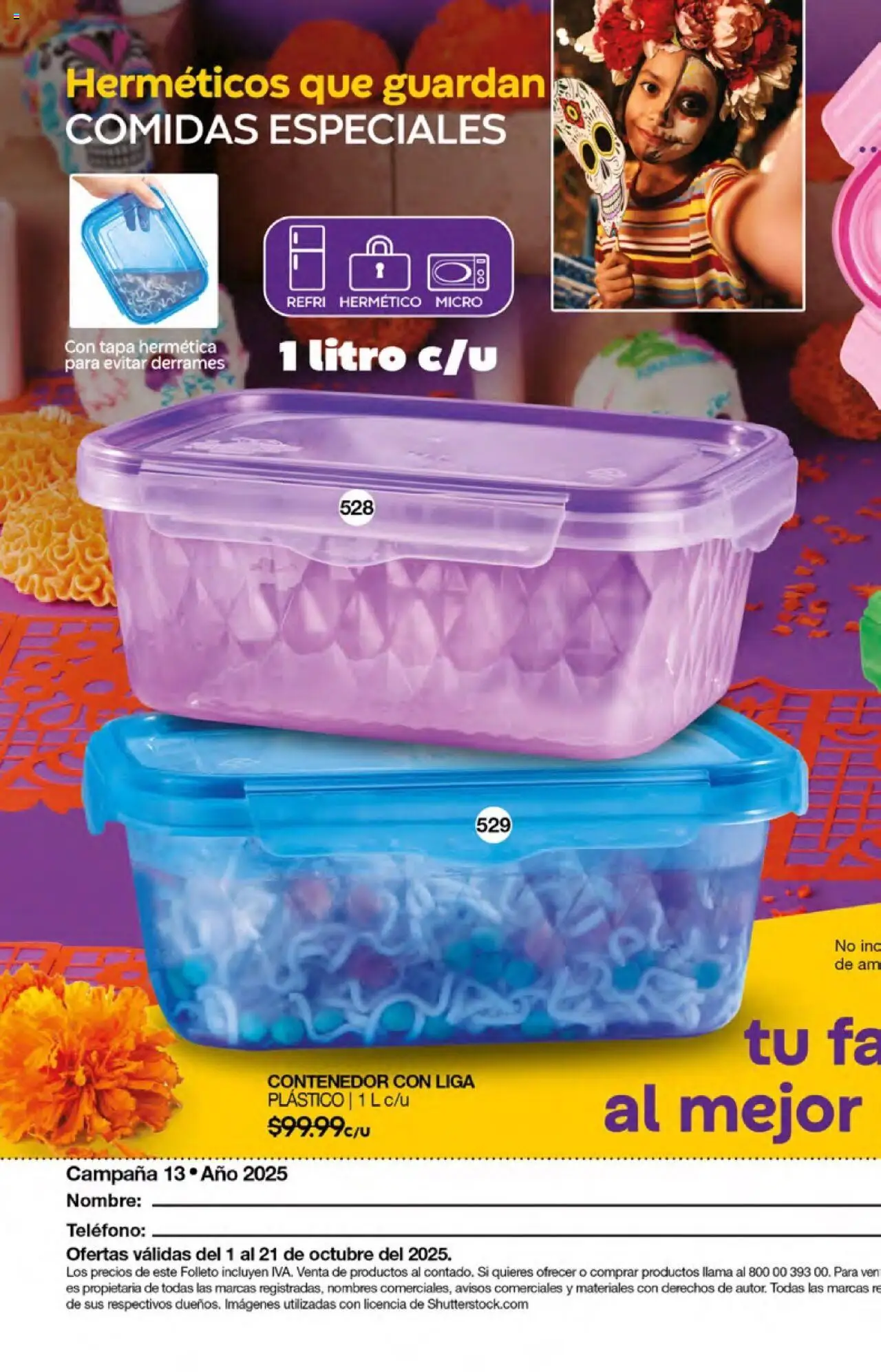 Nuevas ofertas de Fuller válidas en toda la República Mexicana desde el 01.10.2025. ¡Encuentra las mejores ofertas en Fuller - Campaña 13 2025! | Página: 208 | Productos: Contenedor, Teléfono, Liga, Campana