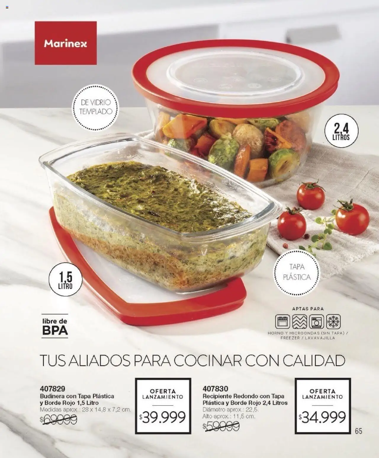 Violetta catálogo │ válido desde el 07.08.2025 | Página: 65 | Productos: Budinera, Horno, Microondas, Freezer