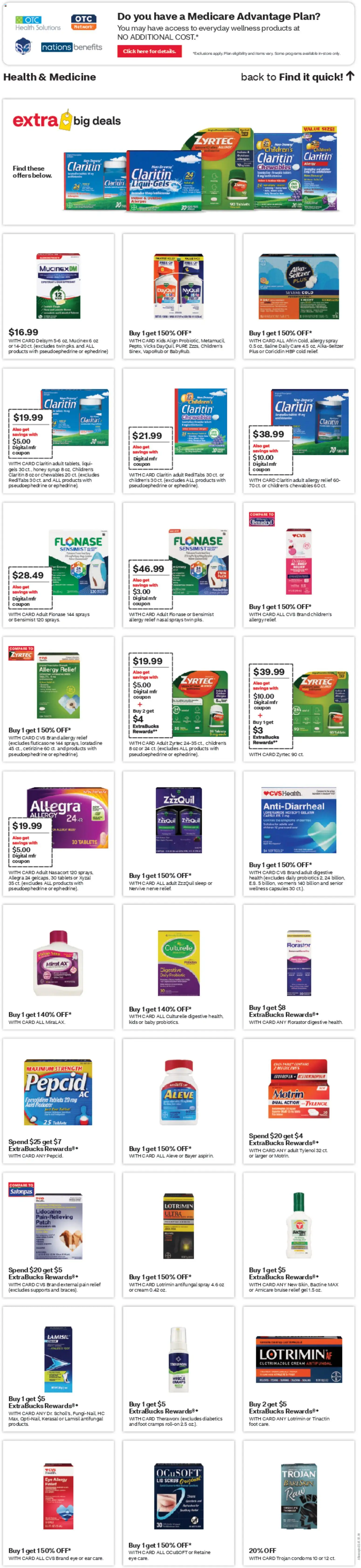 CVS Pharmacy Weekly Ad - OH - valid from 22.03.2026 | Page: 7 | Products: Probiotics, Cream, Tablet